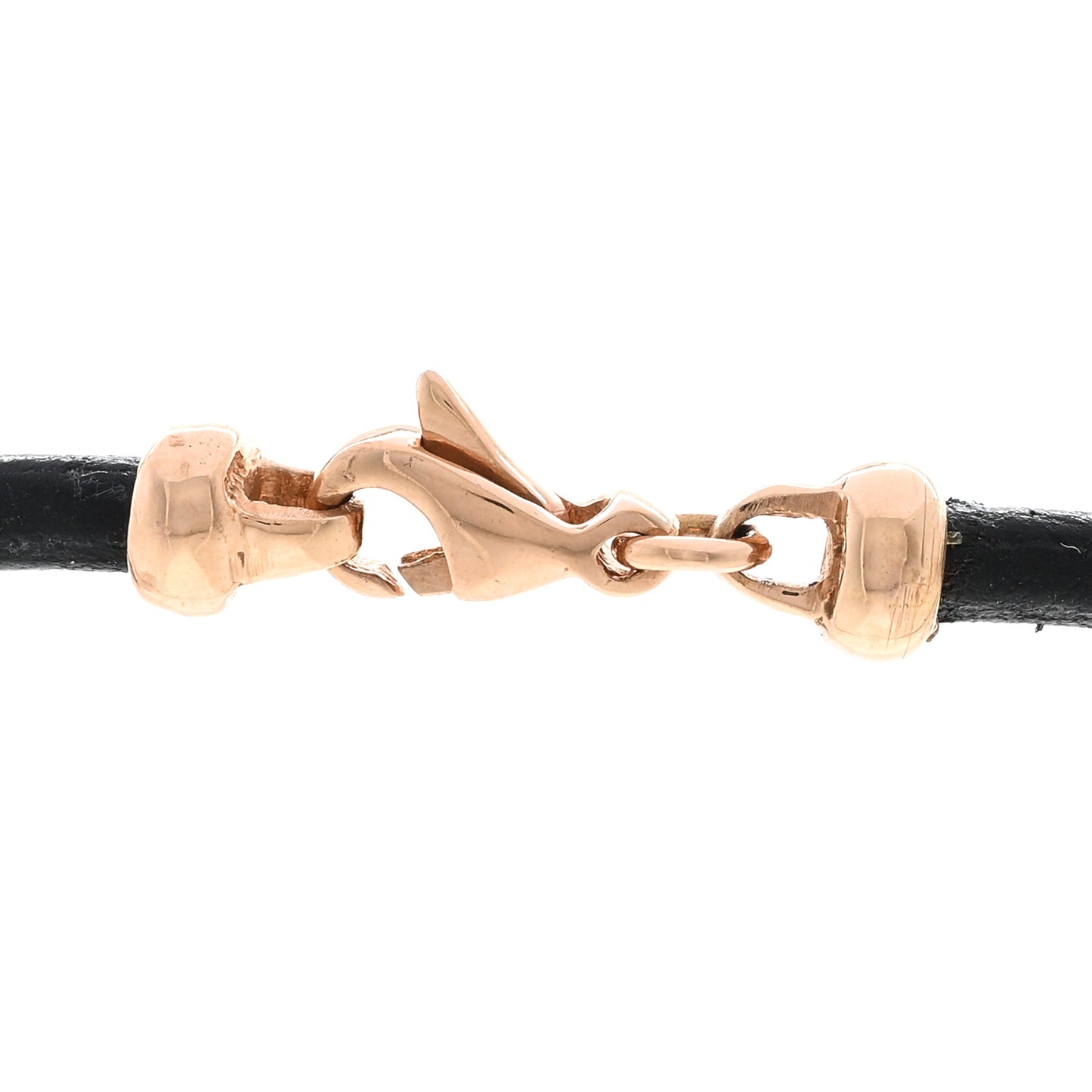 18K Rose Gold Diamond Large Cento O Cord Necklace
