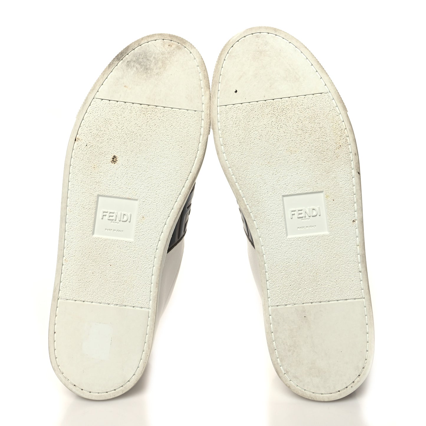 Vitello FF Embossed Womens Slip On Sneakers 37 Ultra 37 White Maya Black