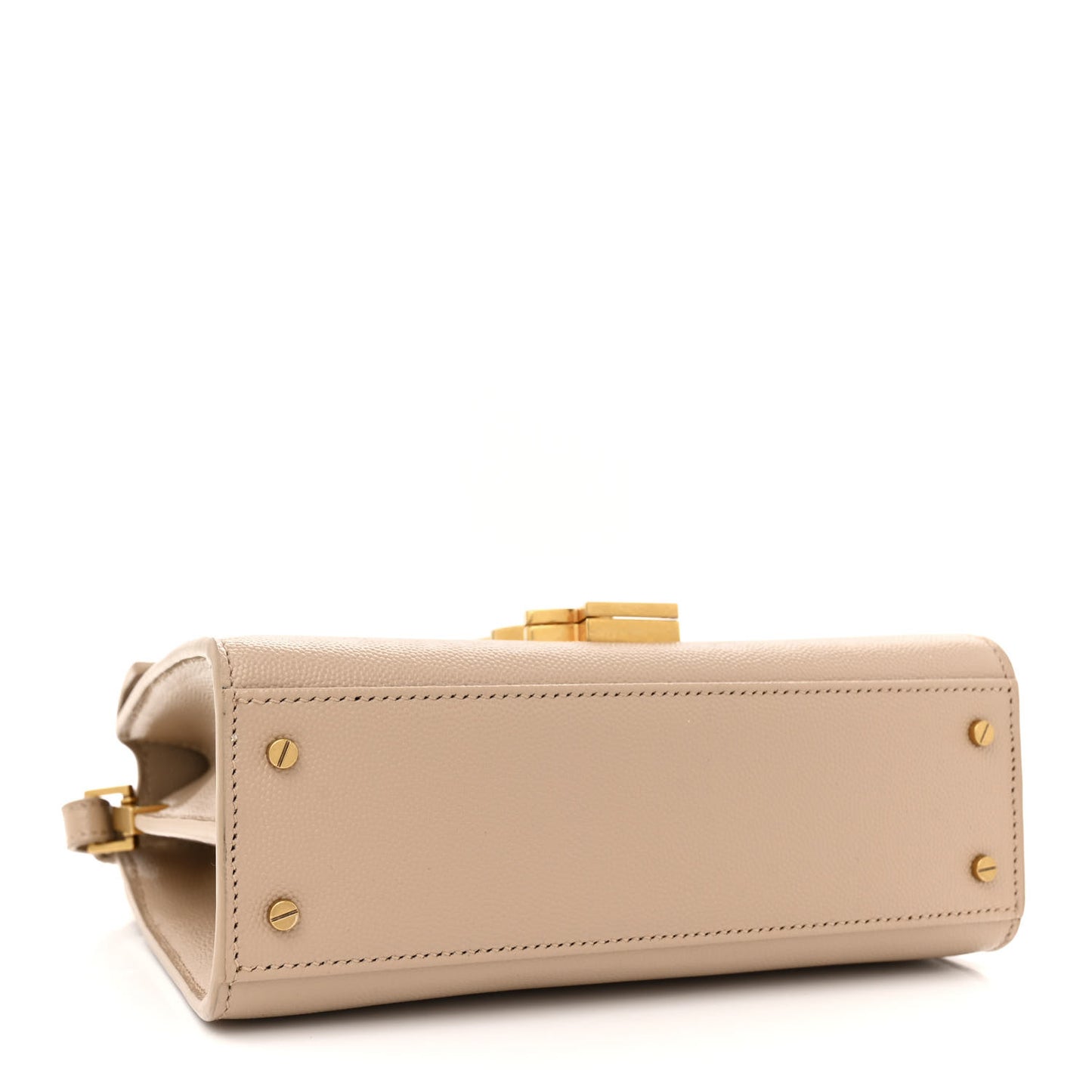 Grain de Poudre Mini Classic Monogram Cassandra Top Handle Beige
