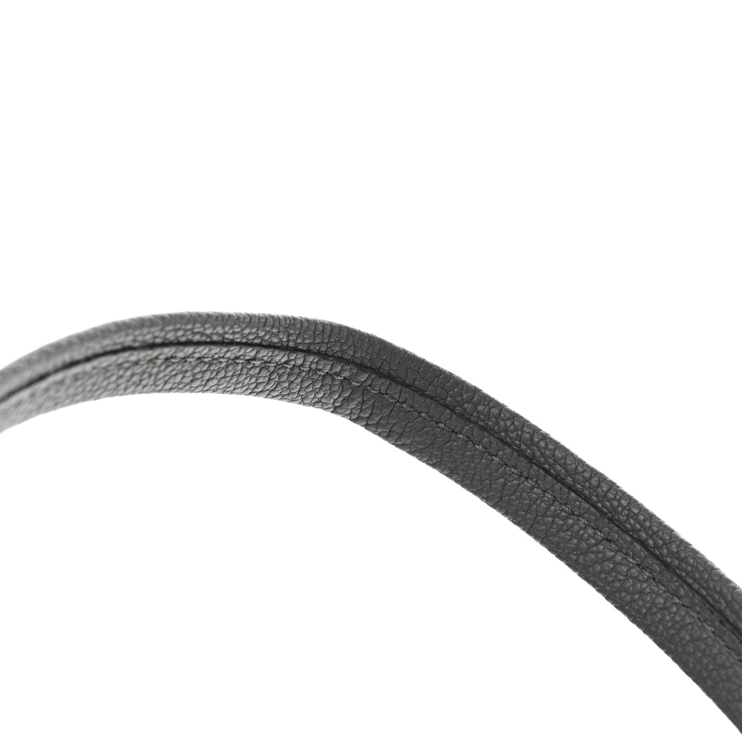 Soft Grained Calfskin Small Belt Cabas Phantom Medium Grey