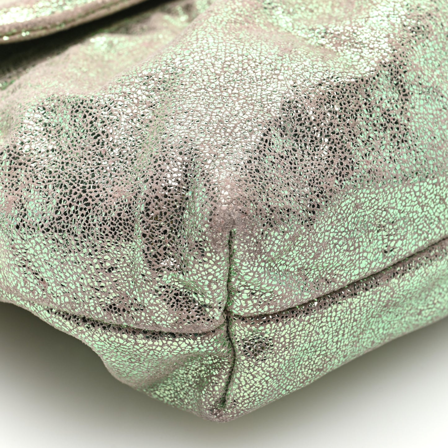 Metallic Nappa Small Chef Shoulder Bag Multicolor