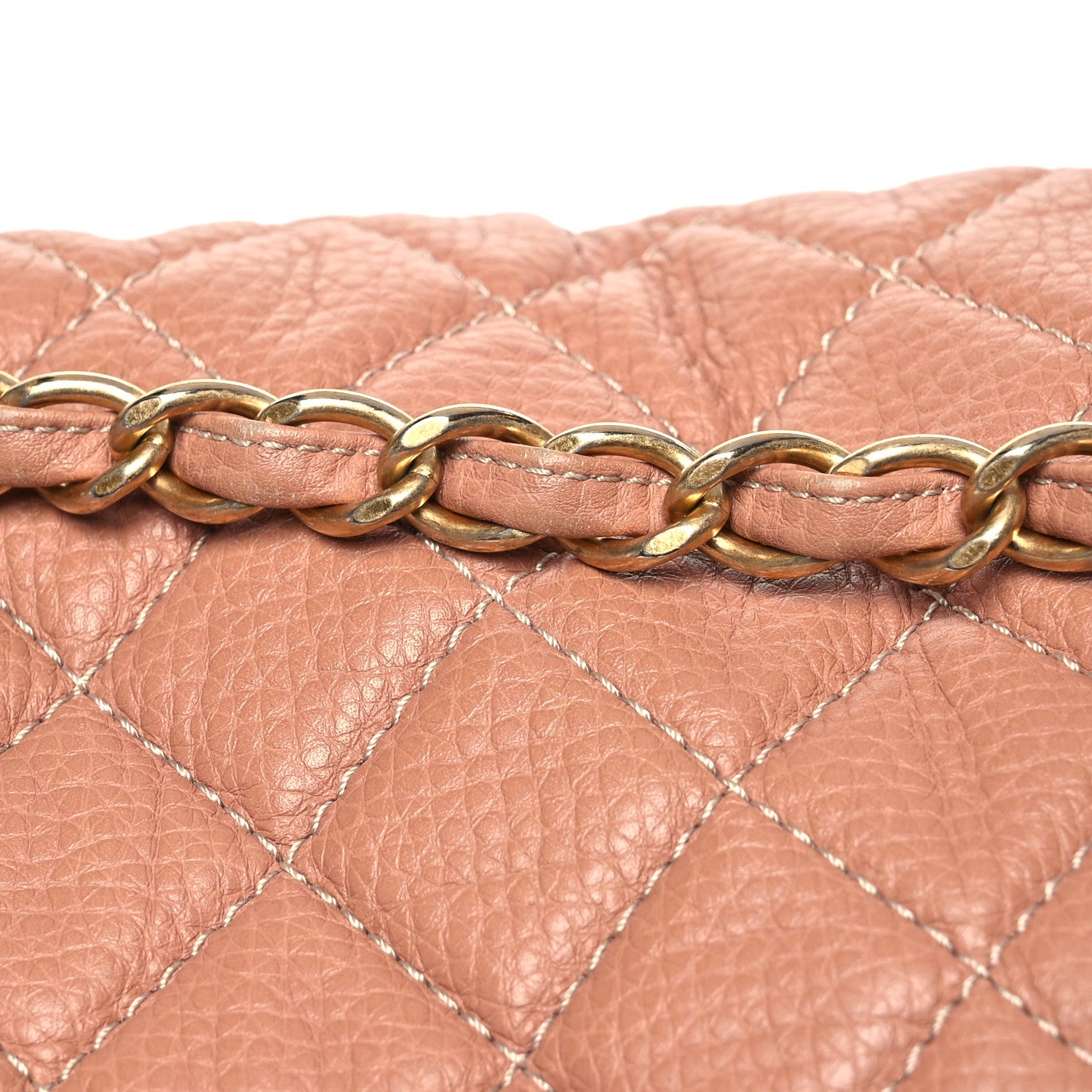 Chanel Calfskin Quilted XXL Travel Flap Bag Camel 13 of 13