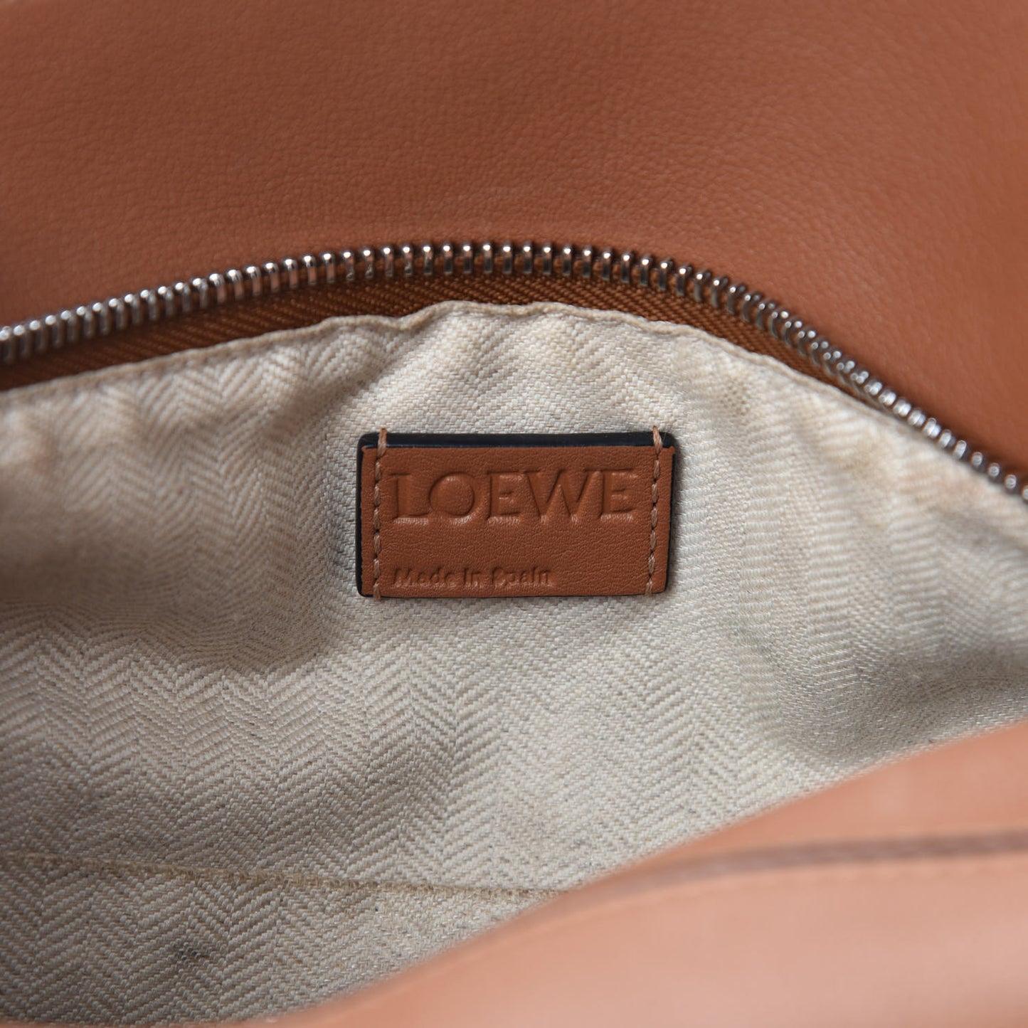 Calfskin Small Puzzle Bag Tan