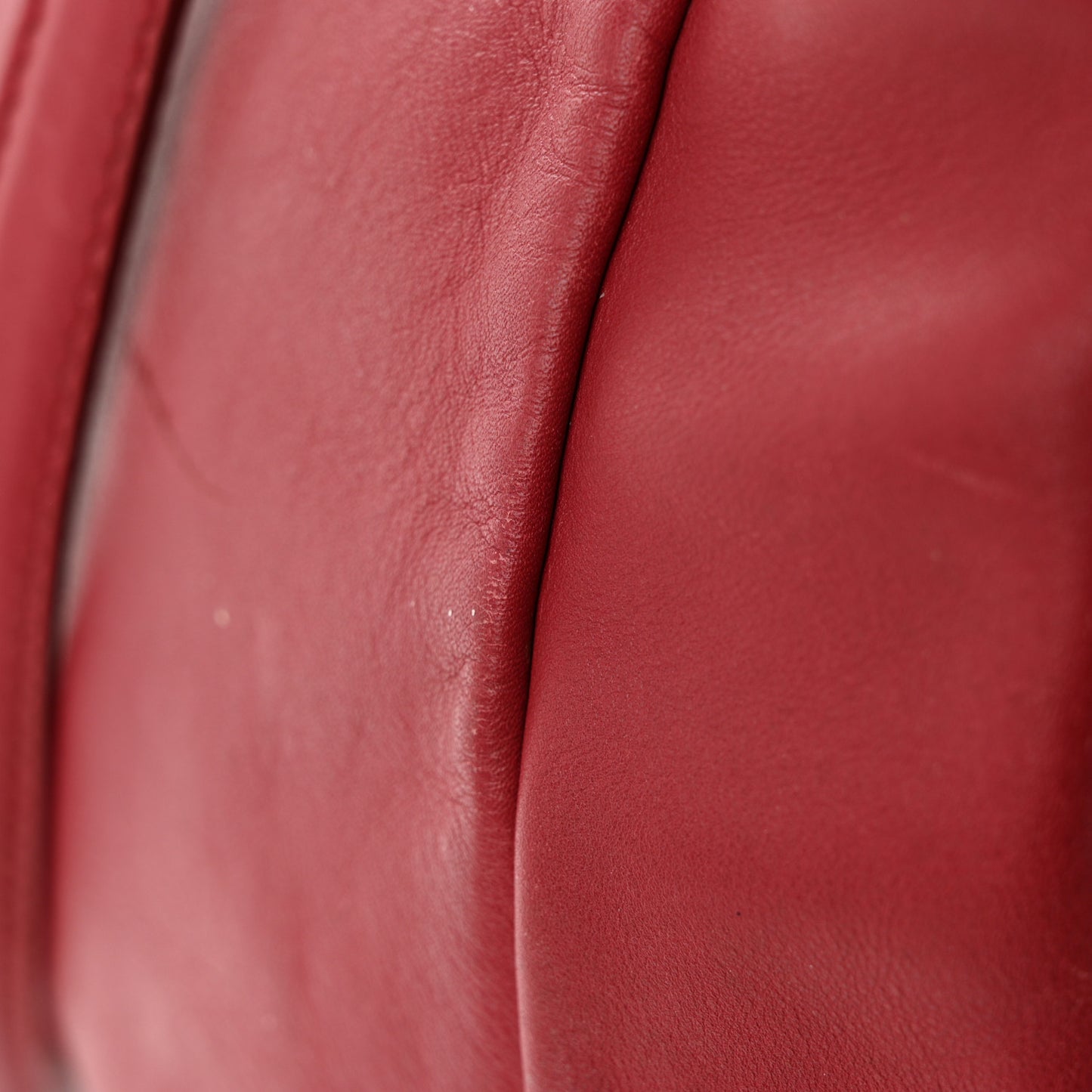 Vitello Suede Large Peekaboo Iconic Satchel Rubino Peonia