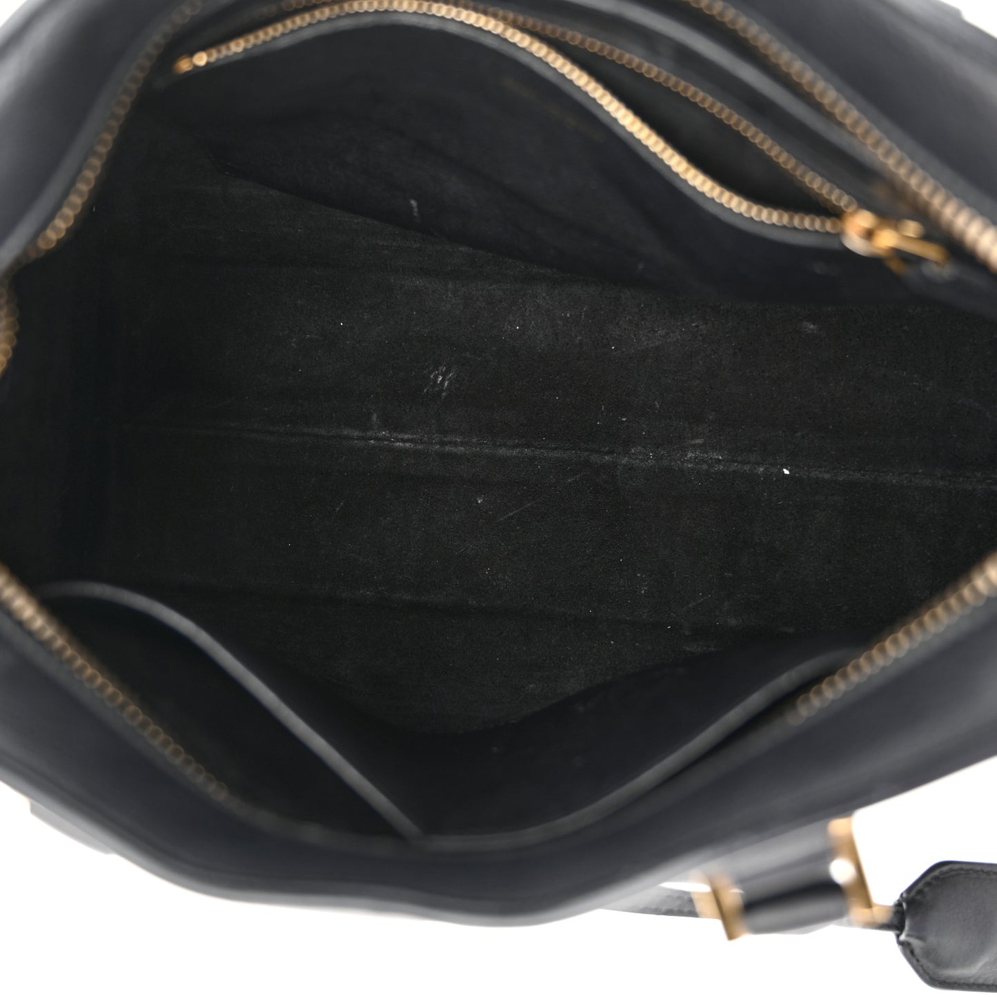 Calfskin Monogram Baby Cabas Black