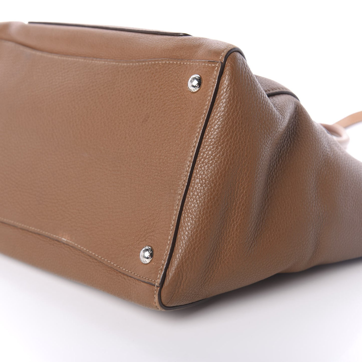Vitello Daino Shopping Tote Cannella