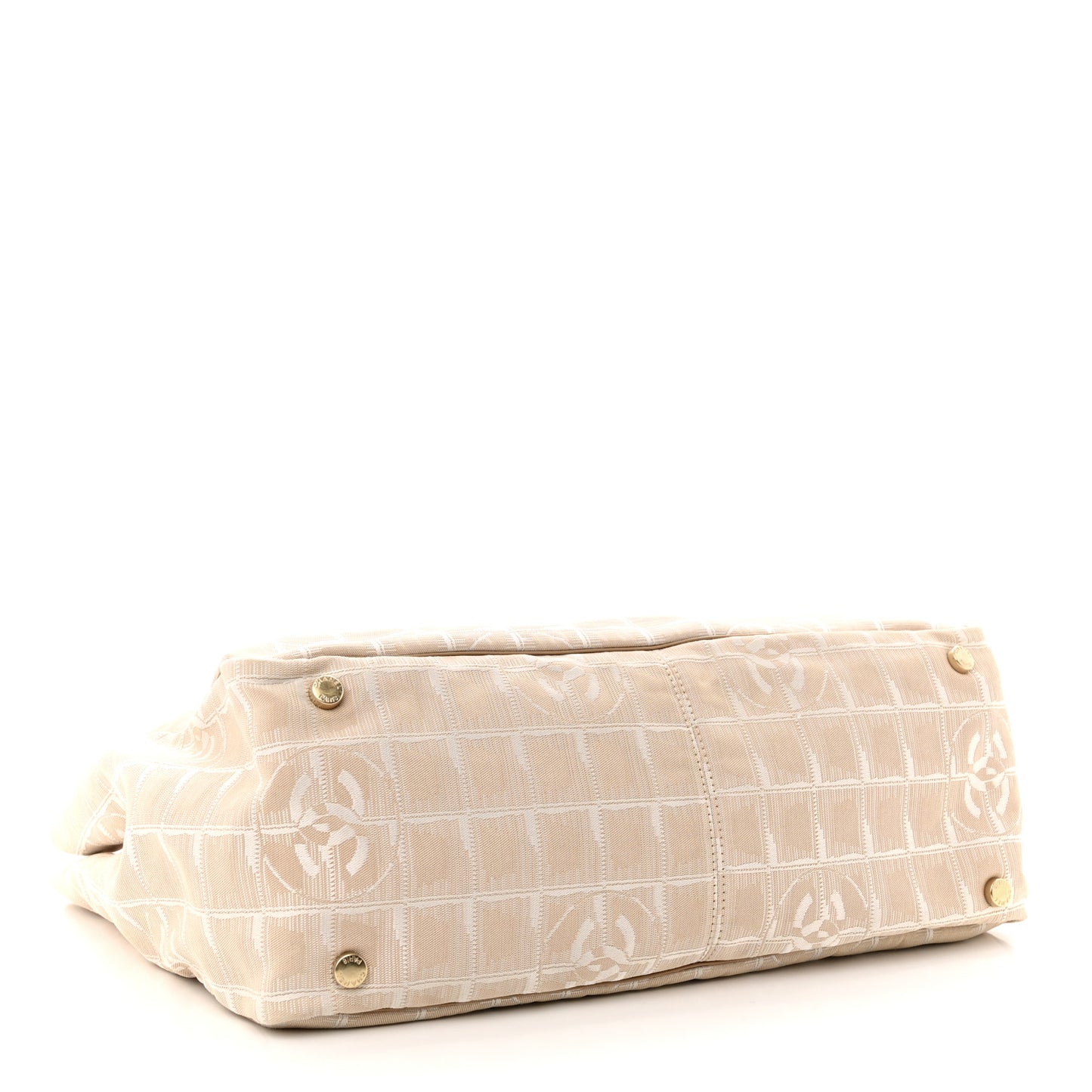 Nylon Medium Travel Tote Beige