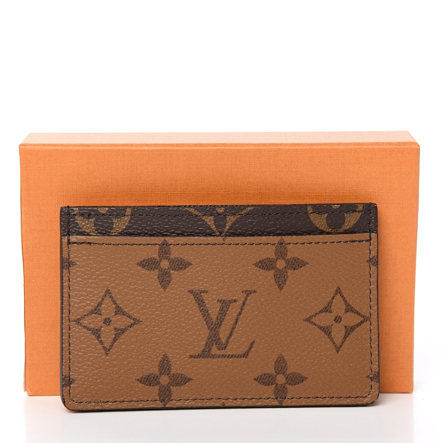 Reverse Monogram Card Holder