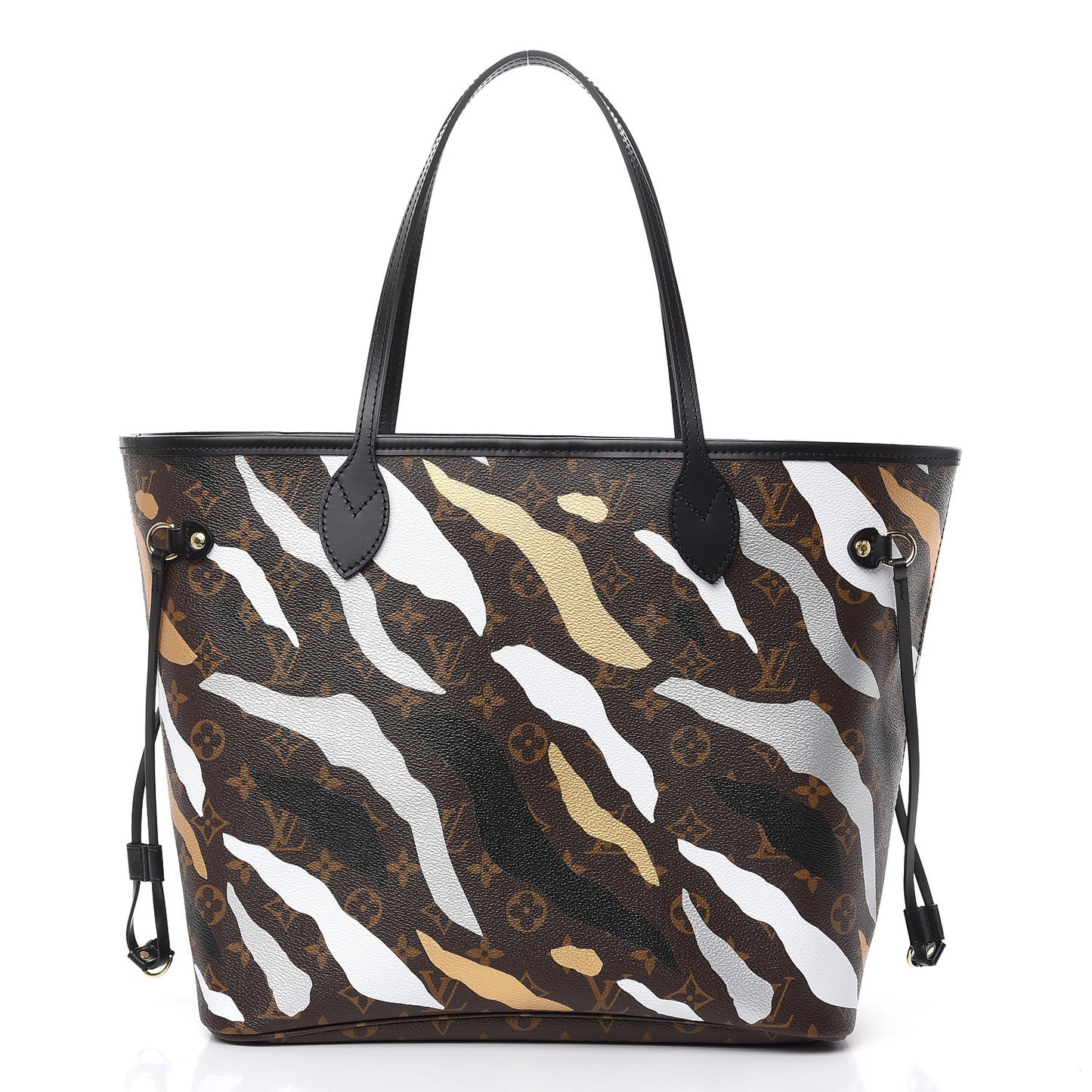 X LOL Monogram Neverfull MM Gold Silver