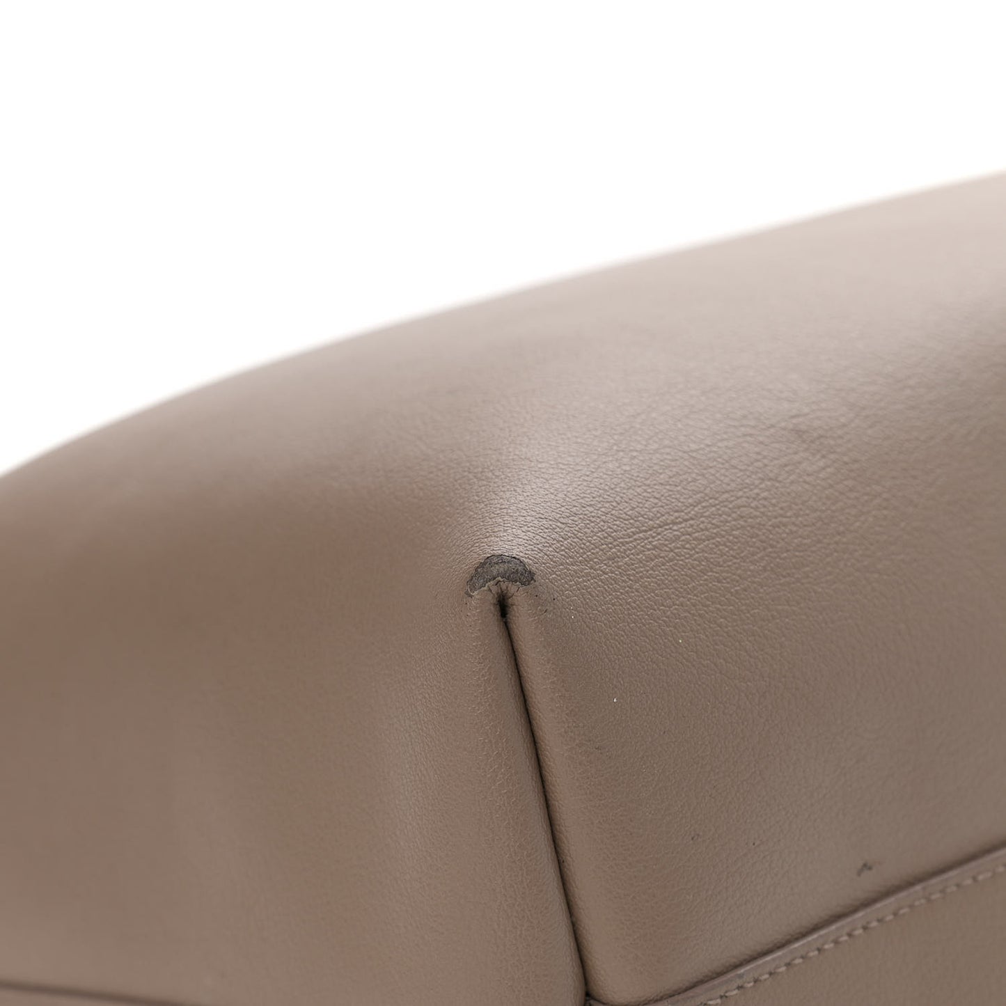 Calfskin Large Shopping Tote Taupe