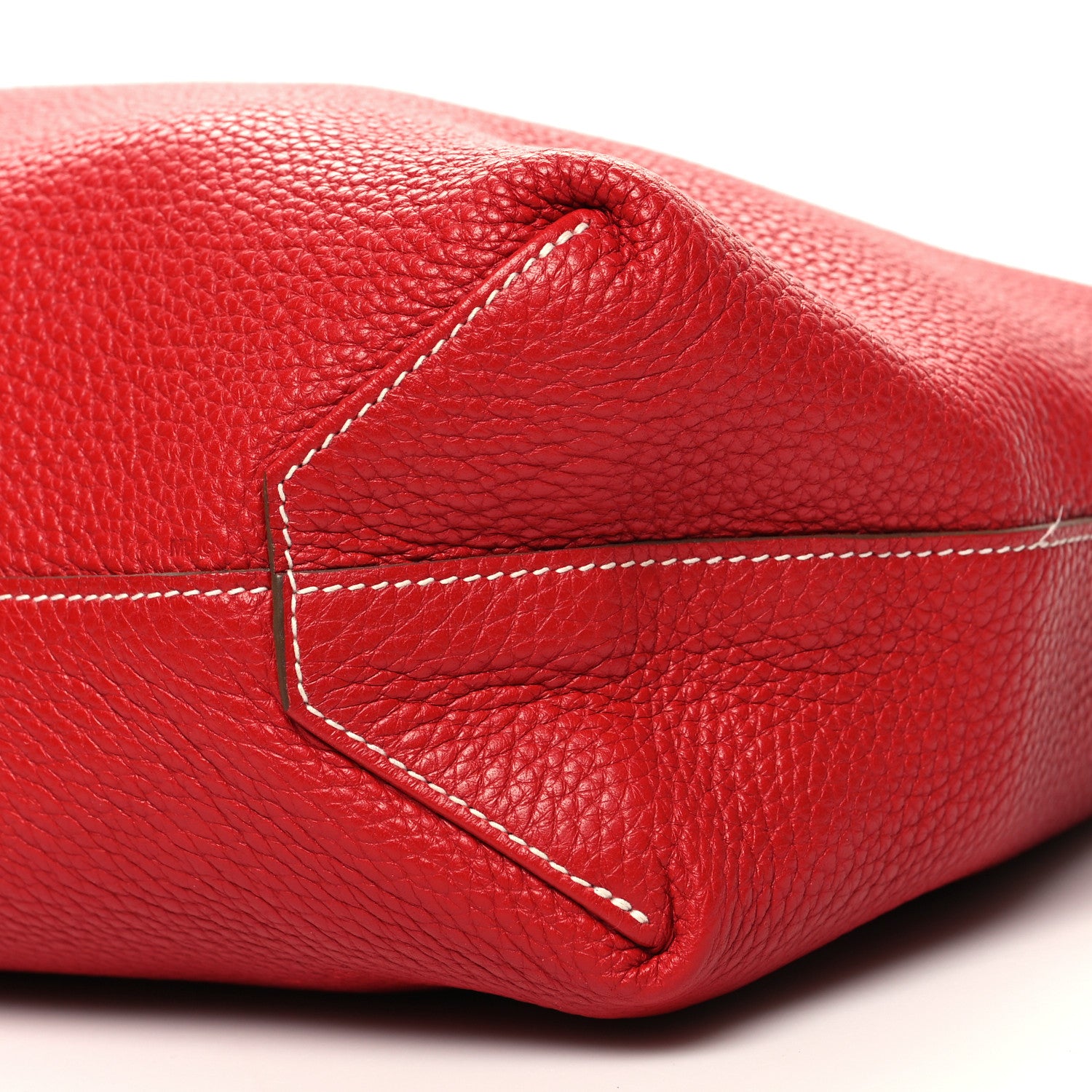 Hermes Taurillon Clemence Double Sens 36 Reversible Tote Peony Sanguine 15 of 16