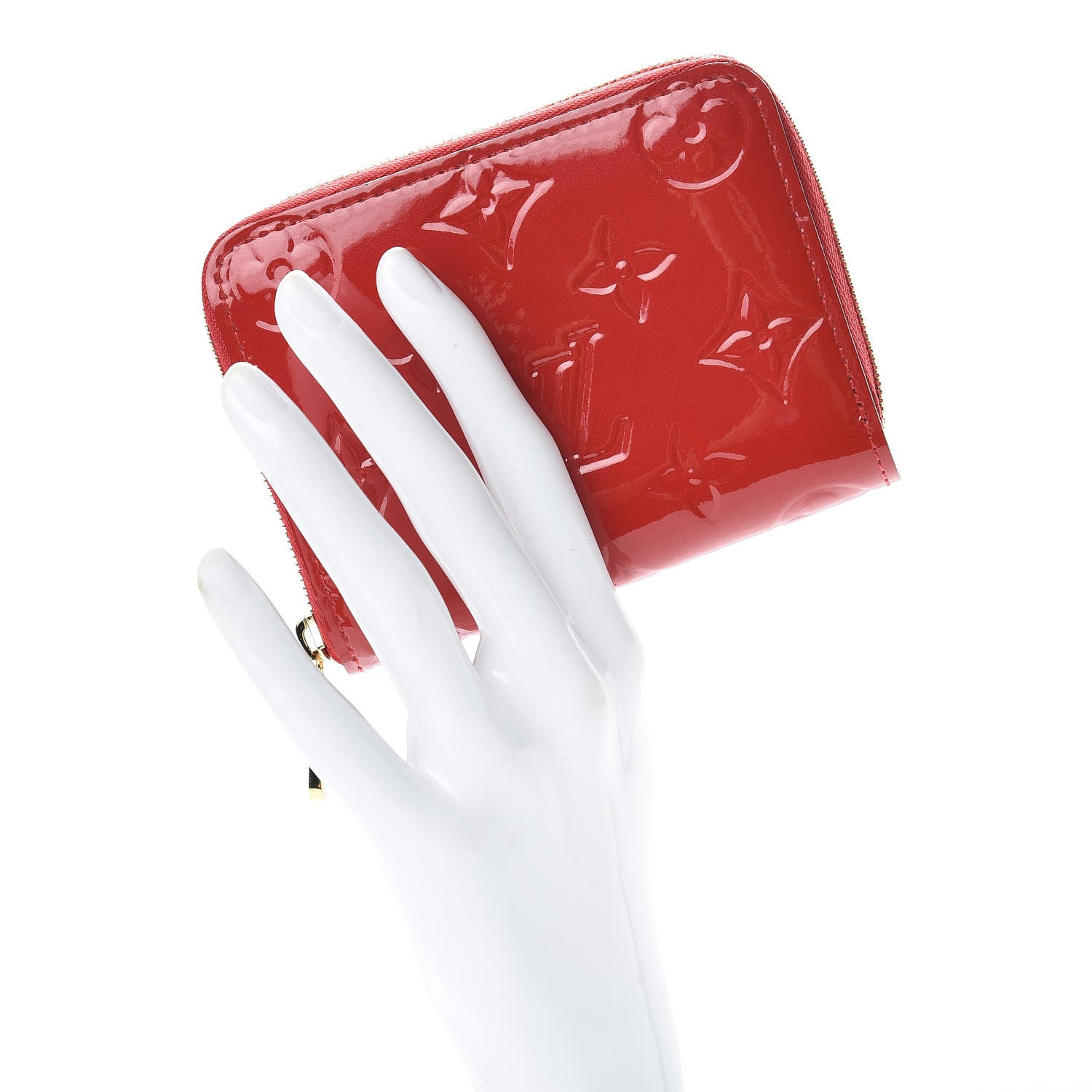 Louis Vuitton Vernis Zippy Coin Purse Cherry 2 of 8