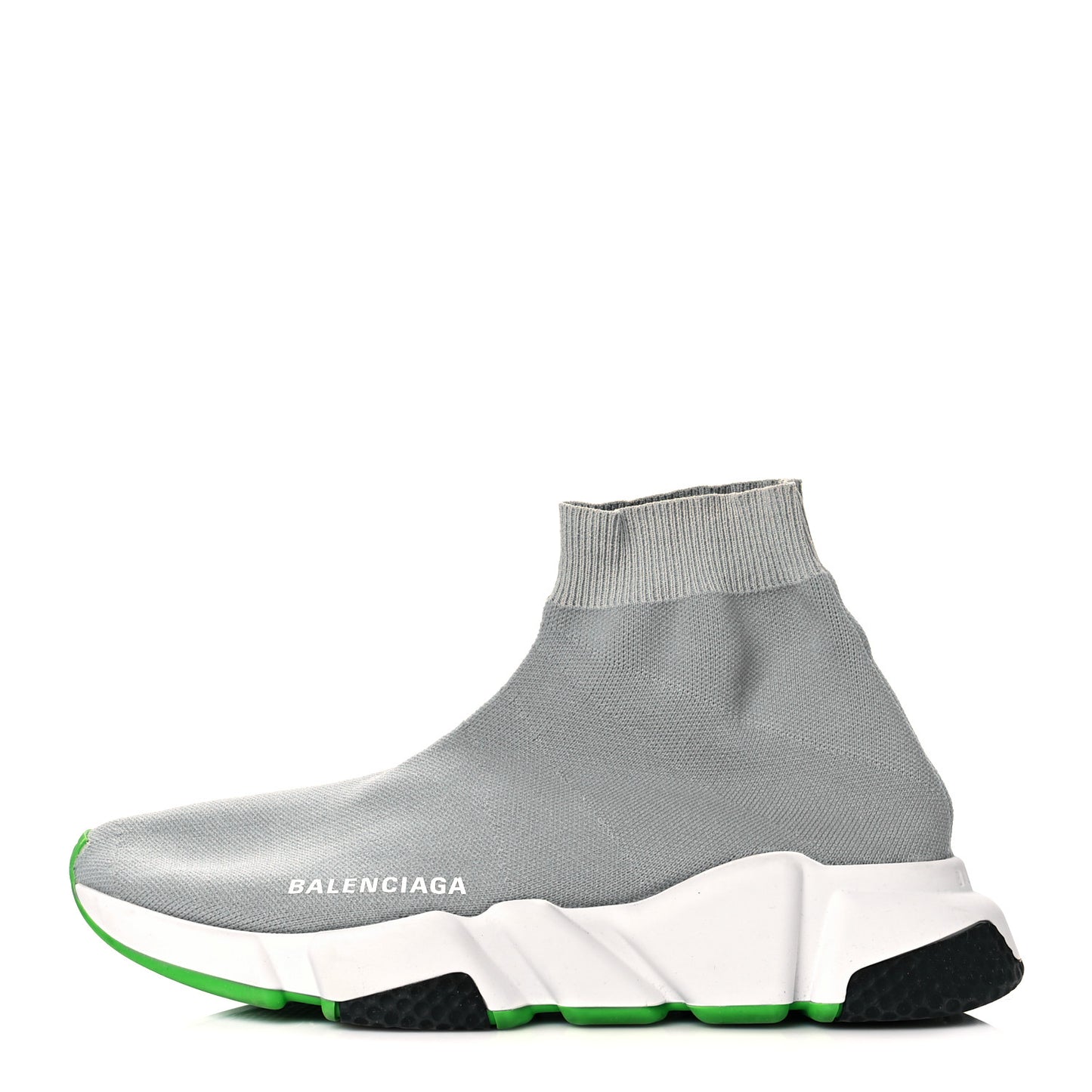 Neoprene Knit Womens Speed Sneakers 38 Gris Roche