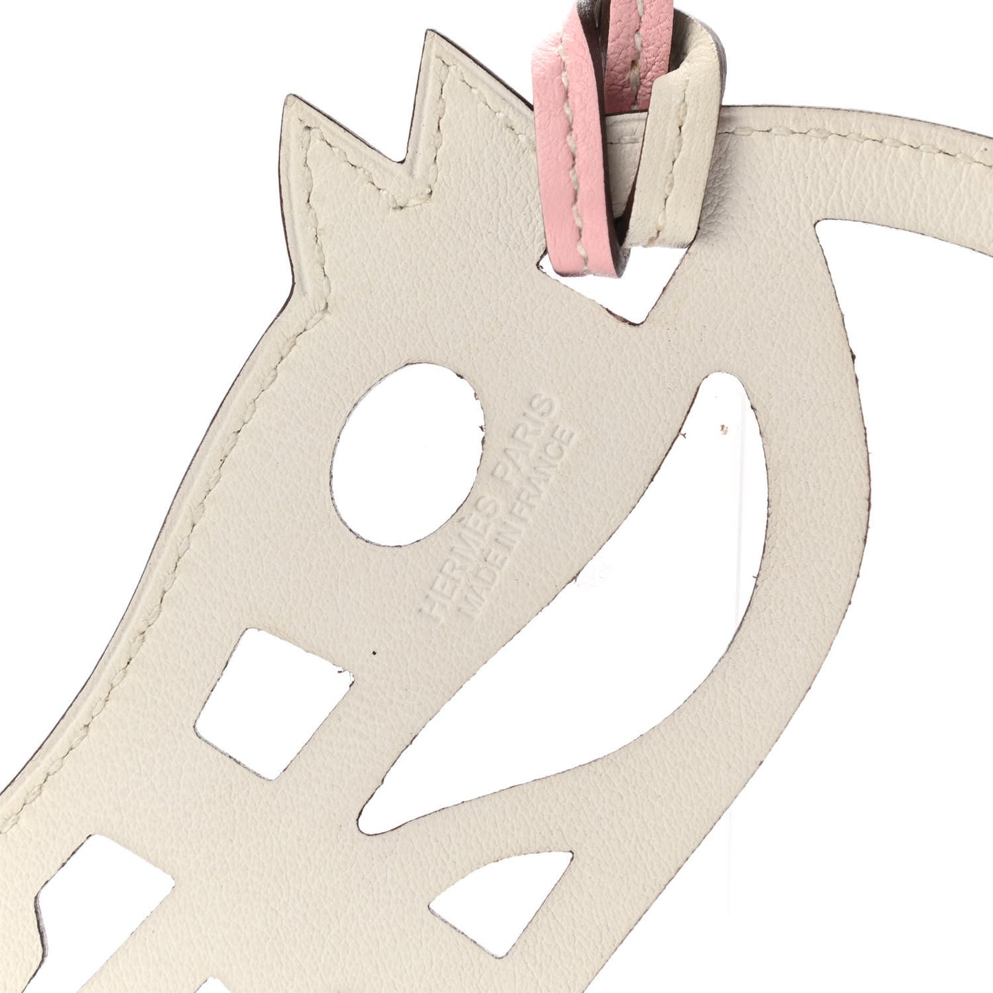 Swift Paddock Cheval Horse Bag Charm Rose Sakura White