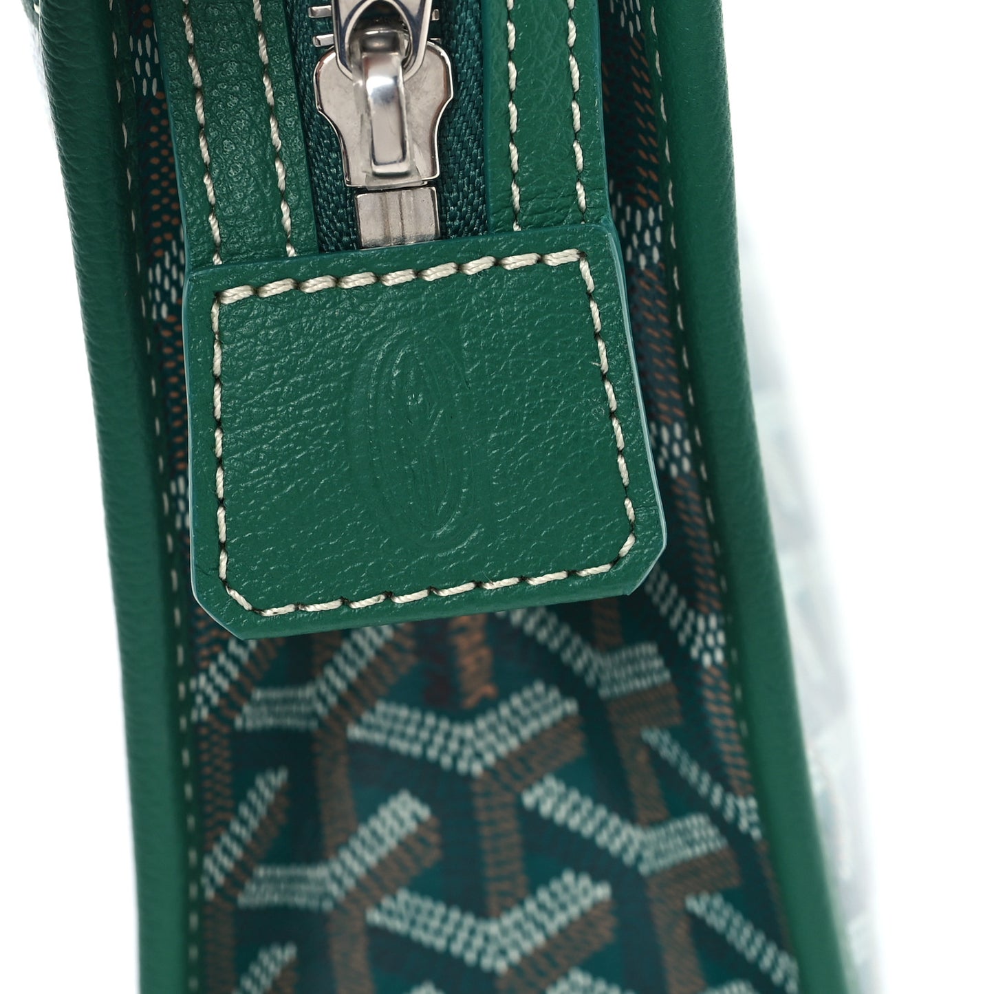 Goyardine Jouvence Toiletry Pouch Green