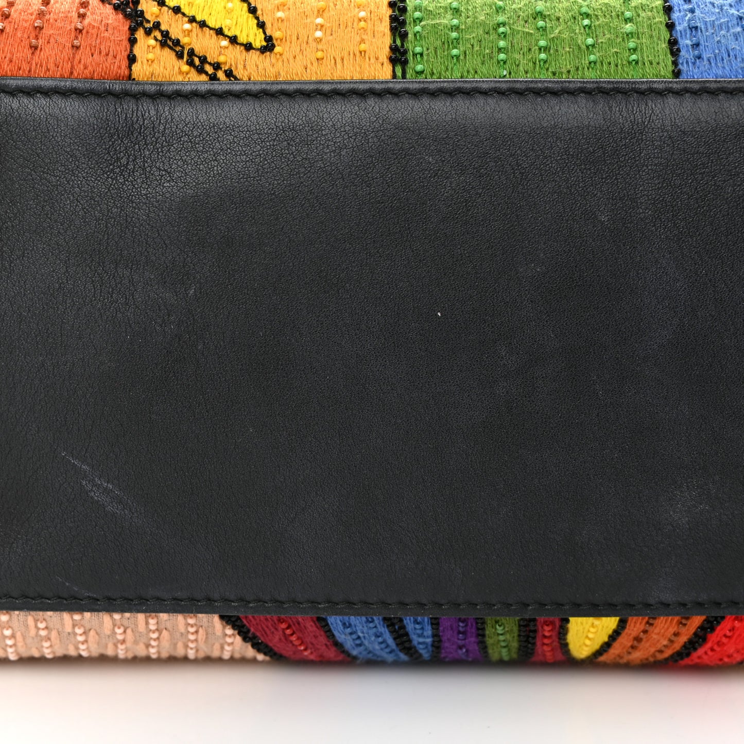 Silk Calfskin Beaded Tarot Judgement Medium Lady Dior Multicolor