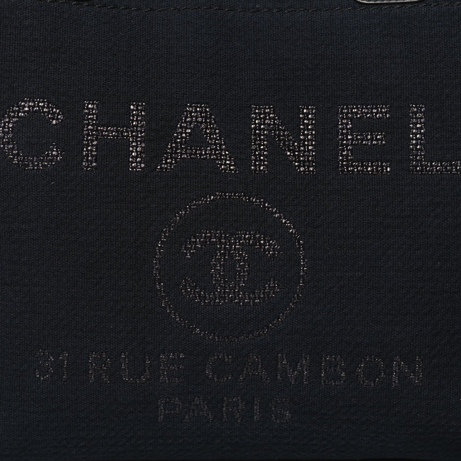 Chanel Mixed Fibers Small Deauville Tote Black 9 of 12