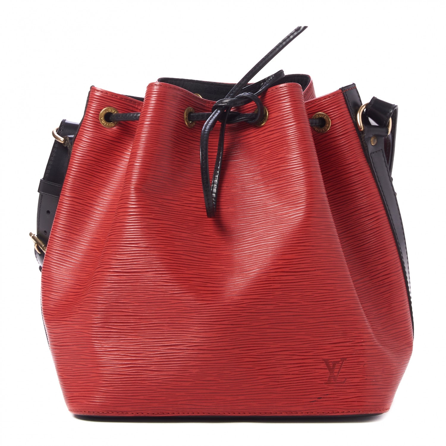 Louis Vuitton Epi Petit Noe Red Black 1 of 8