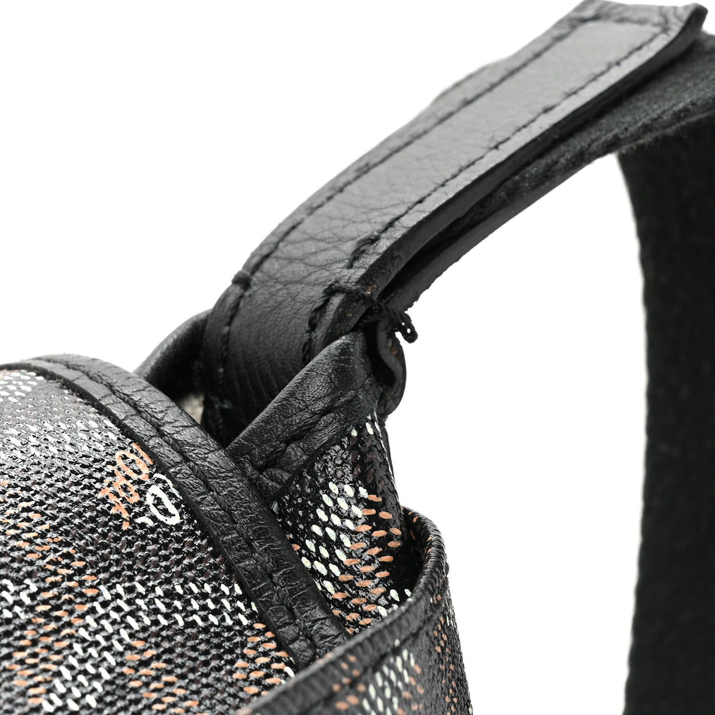 Goyardine Capetien Messenger Bag Black
