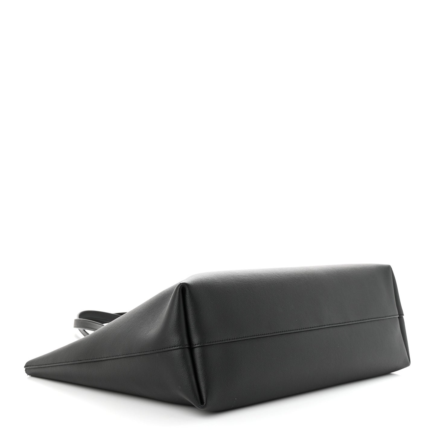 Calfskin Large Shopping Tote Black