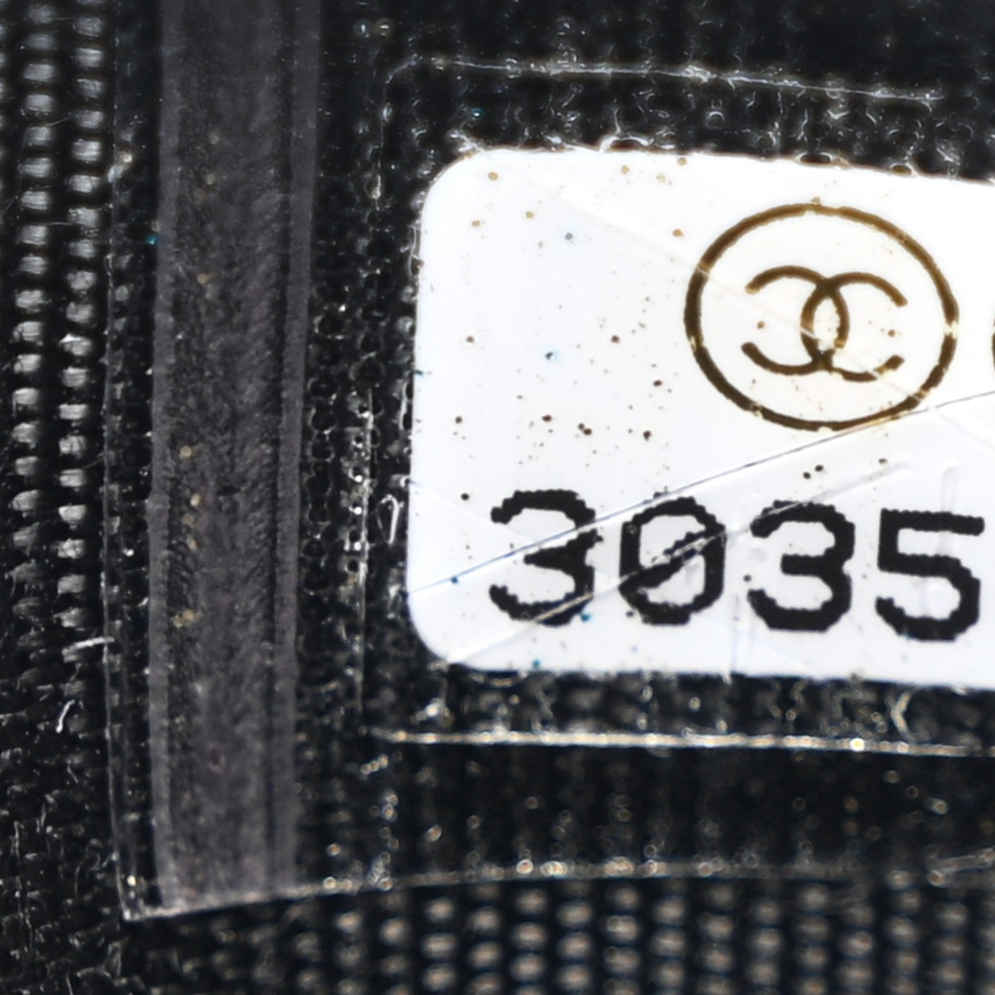 Shiny Goatskin Quilted Chanel 19 Card Holder Black