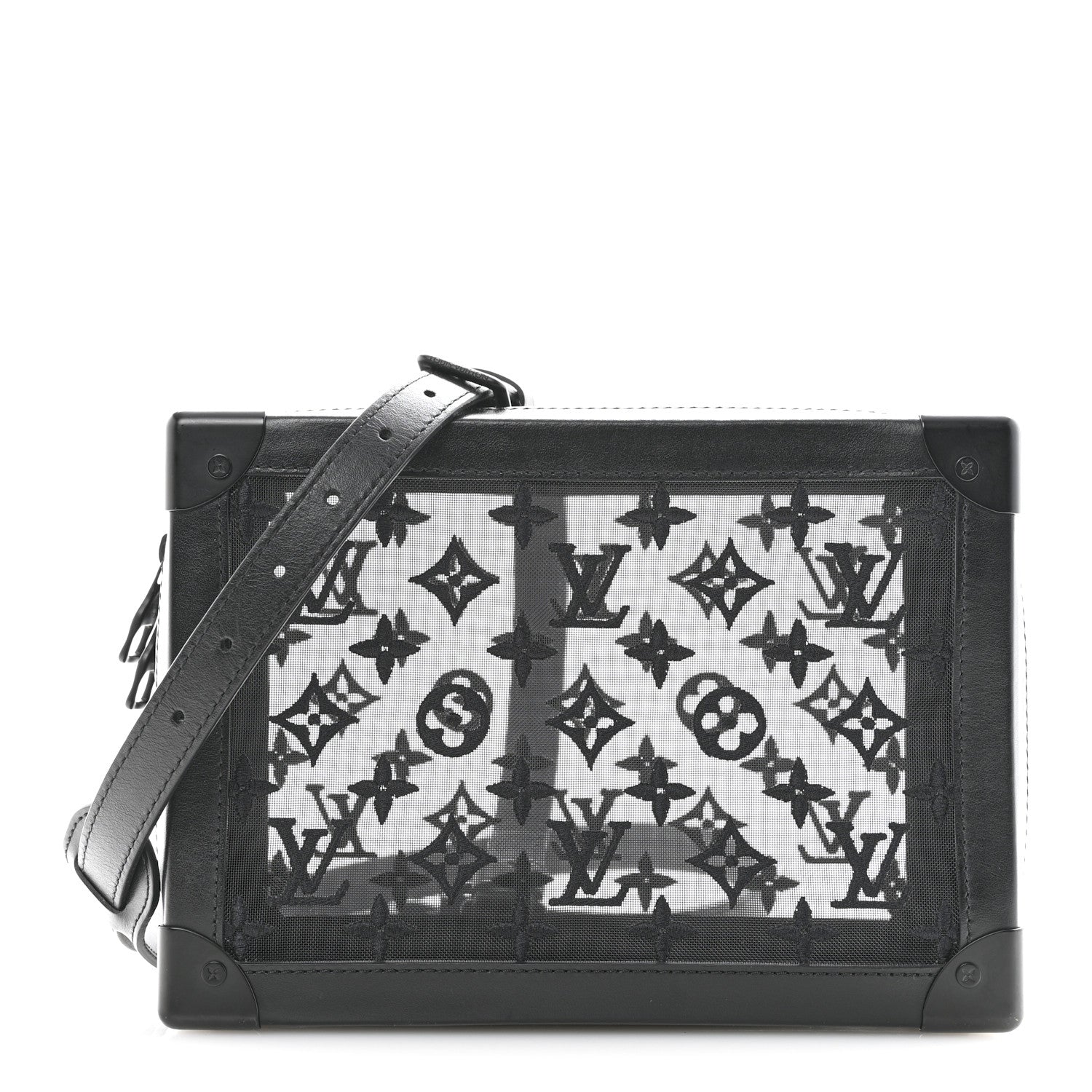 Louis Vuitton Monogram See Through Soft Trunk Black 1812400