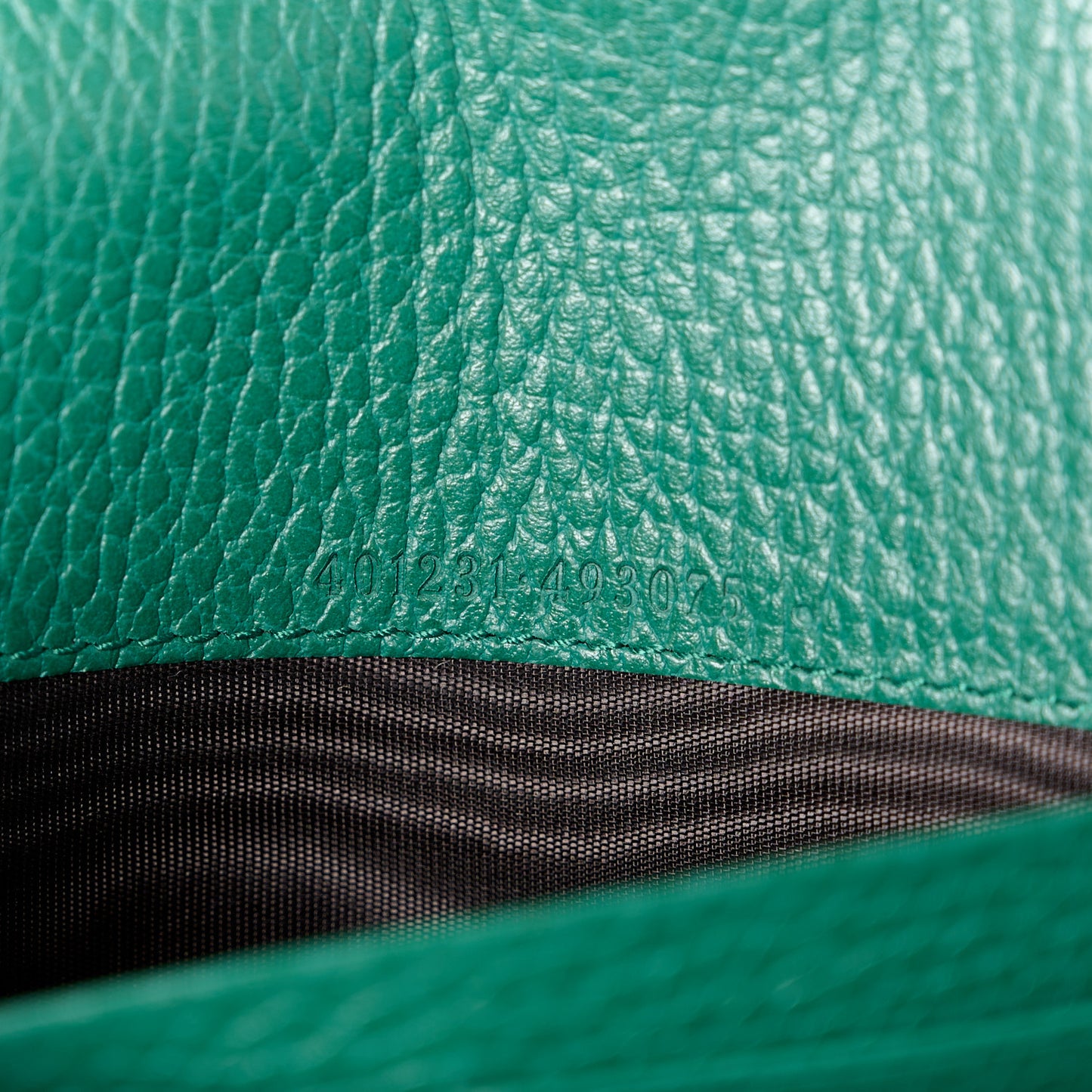 Calfskin Mini Dionysus Chain Wallet Emerald