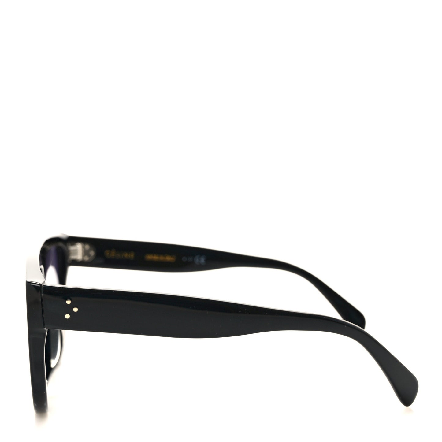 Acetate Aviator Sunglasses CL 40001F Black