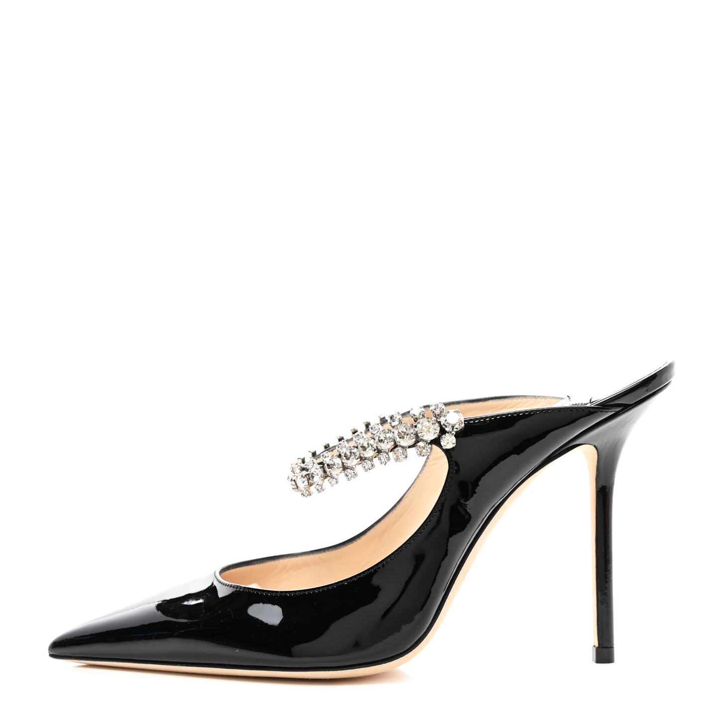 Patent Crystal Bing 100 Pumps 39 Black