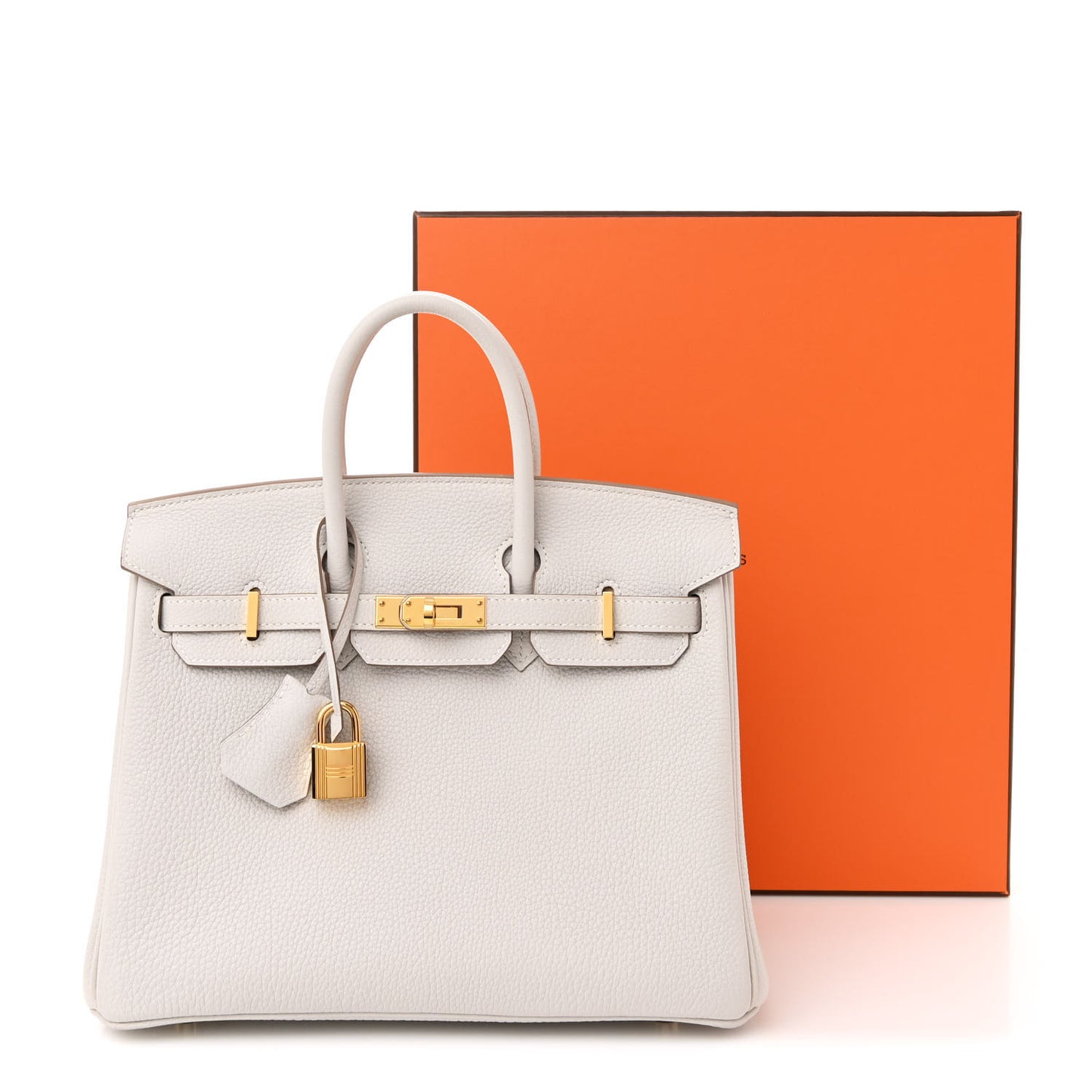 Togo Birkin 25 Gris Pale