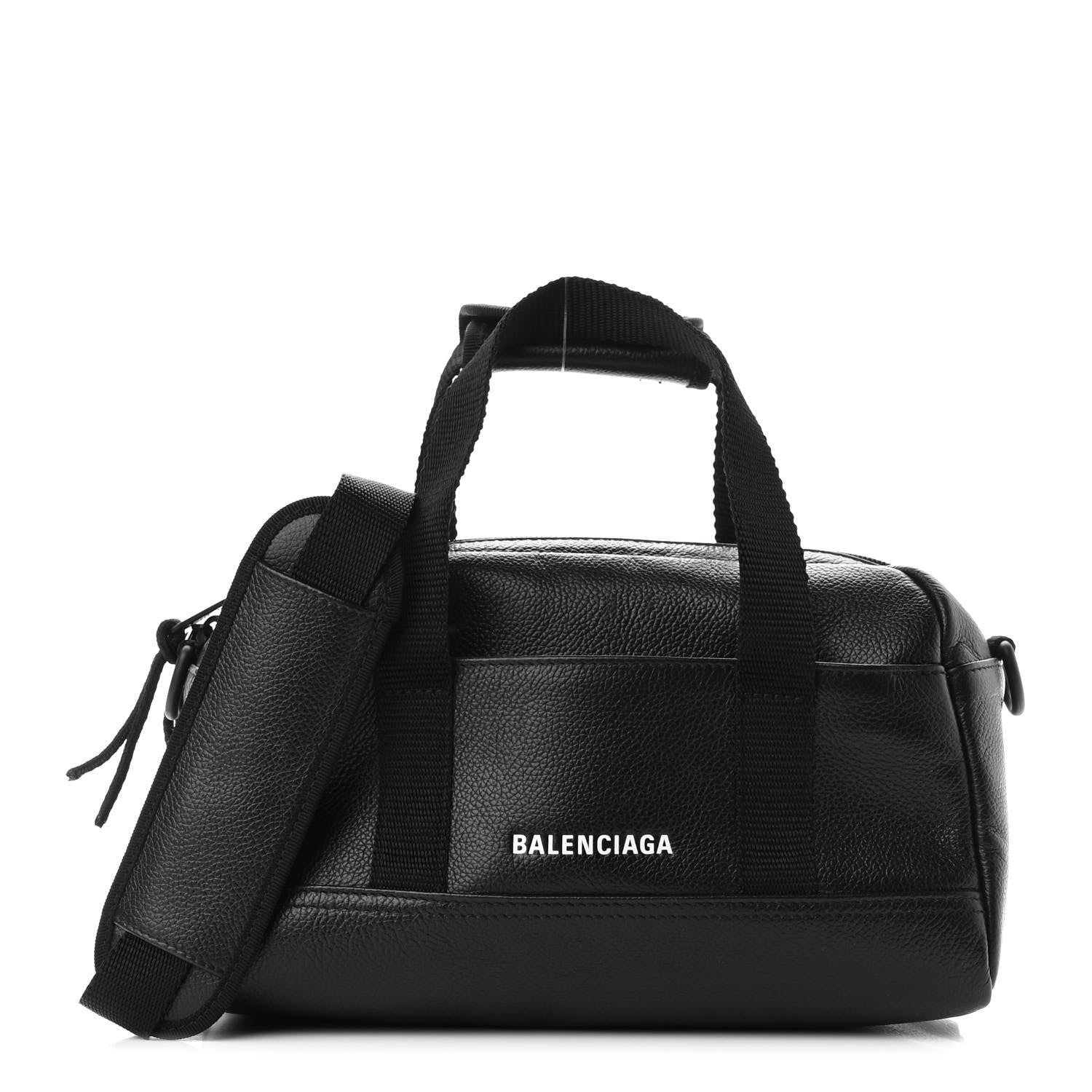 Balenciaga Calfskin Mens Explorer Small Duffle Bag Black 1178516