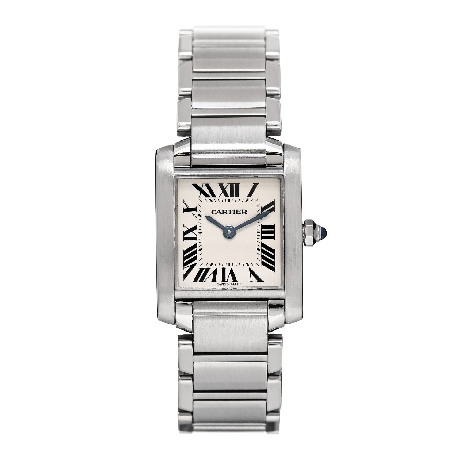 Cartier Stainless Steel 20mm Tank Francaise Quartz Watch 1 of 4