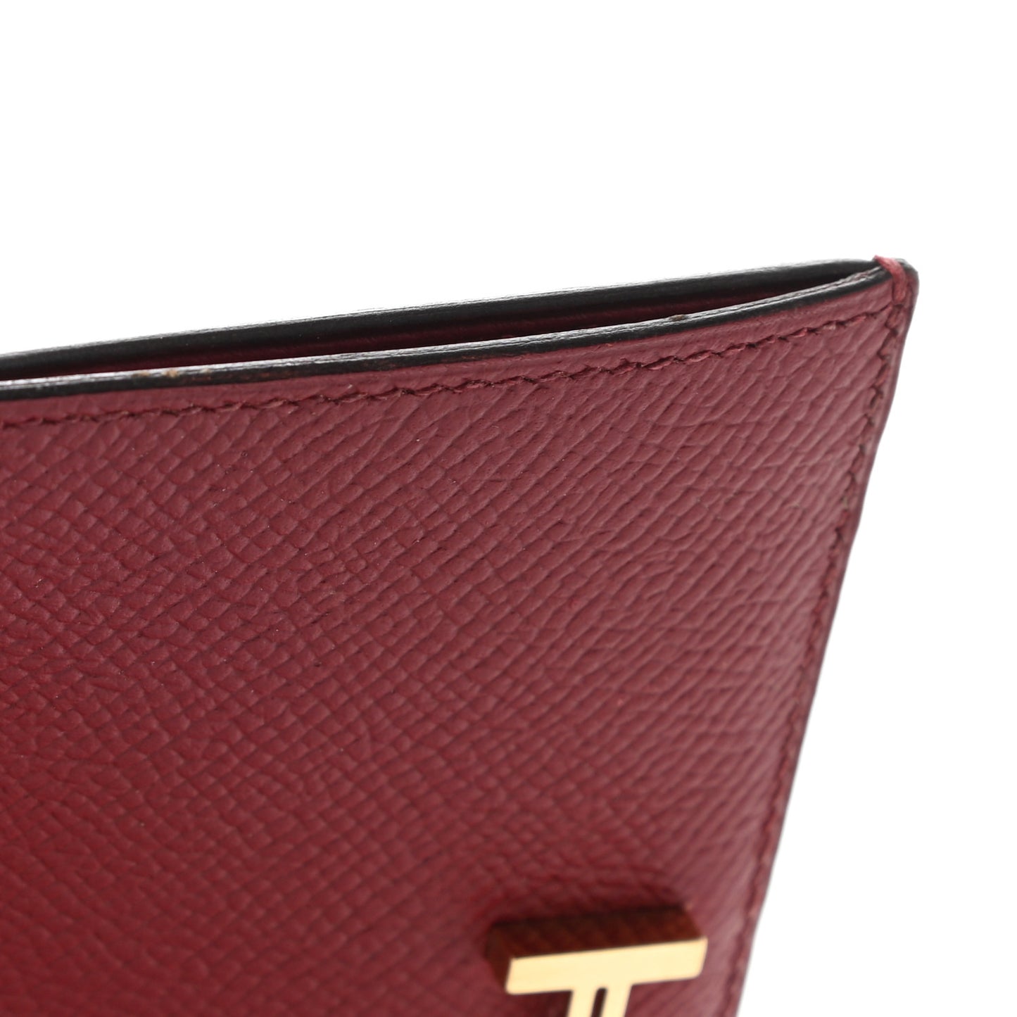 Epsom Bearn Compact Wallet Rouge Grenat