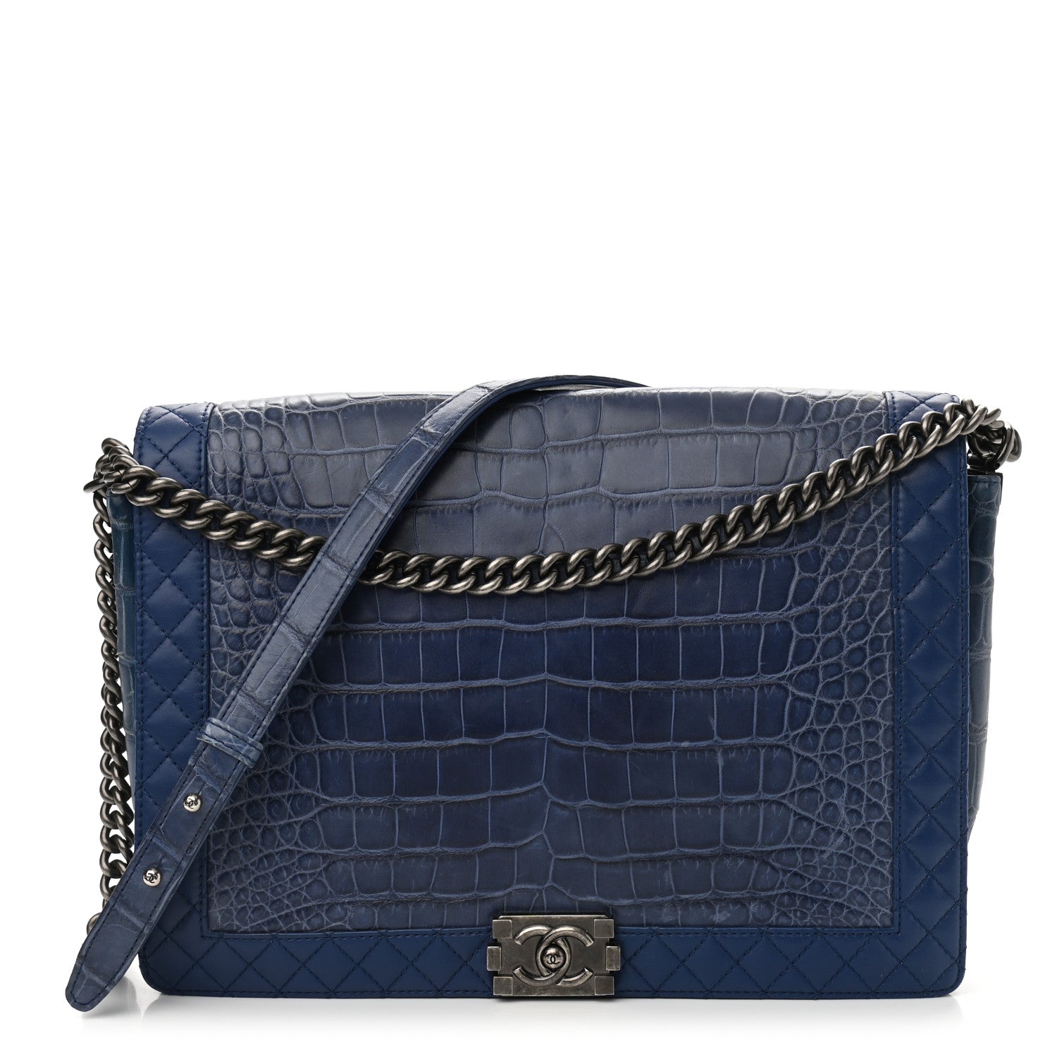 Chanel Alligator Large Boy Reverso Flap Boy 1 of 10