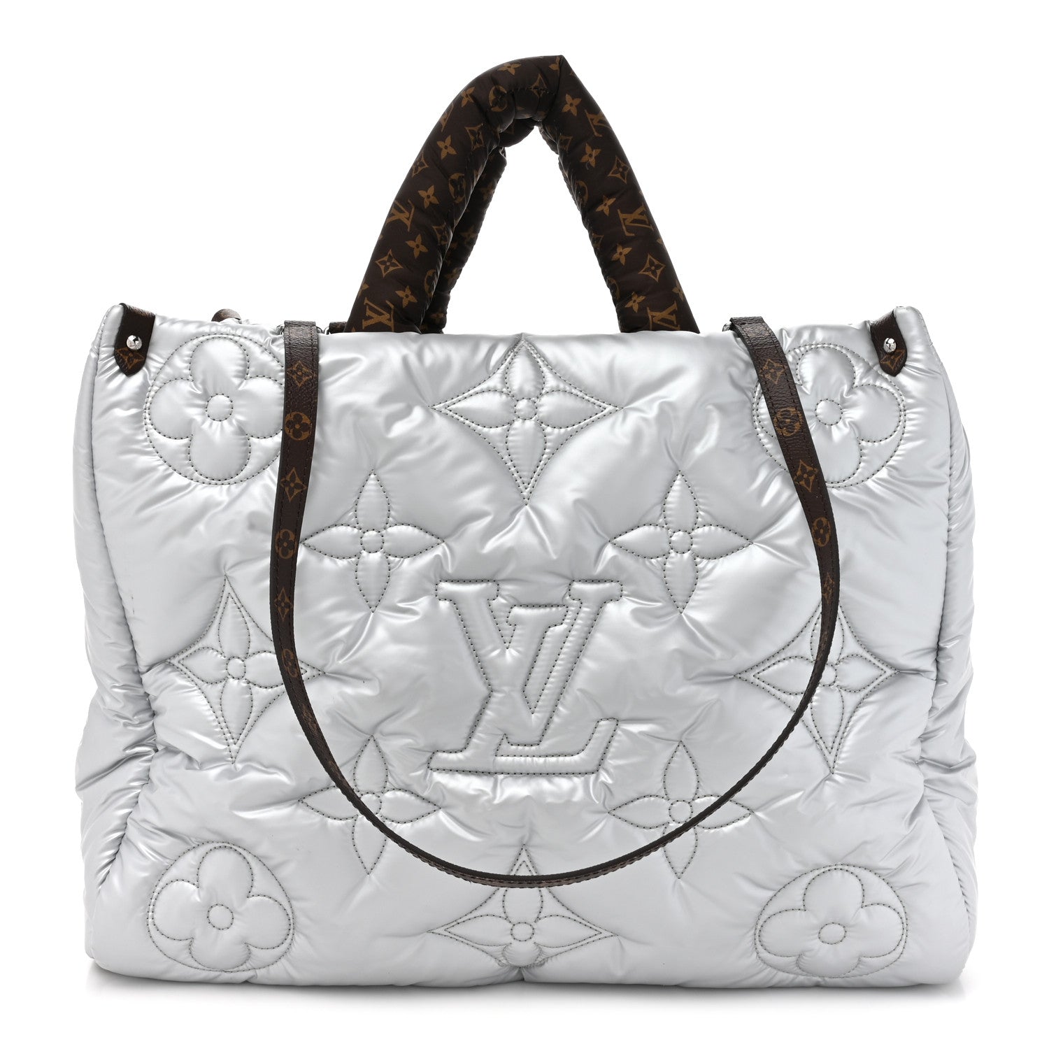 Louis Vuitton Econyl Monogram Pillow Giant Onthego GM Silver 1 of 11