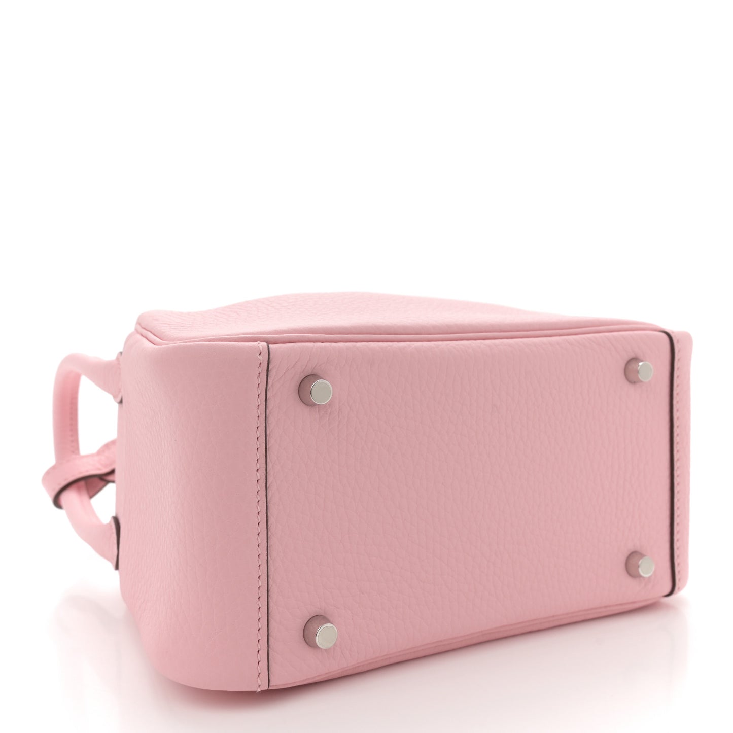 Taurillon Clemence Verso Mini Lindy 20 Rose Sakura Gris Perle