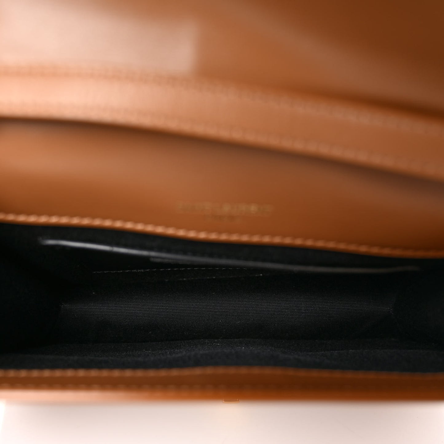 Smooth Calfskin Carre Satchel Cinnamon