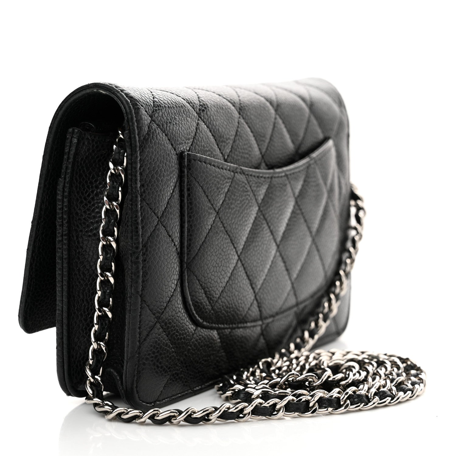Chanel Caviar Quilted Wallet On Chain WOC Black 3 of 14