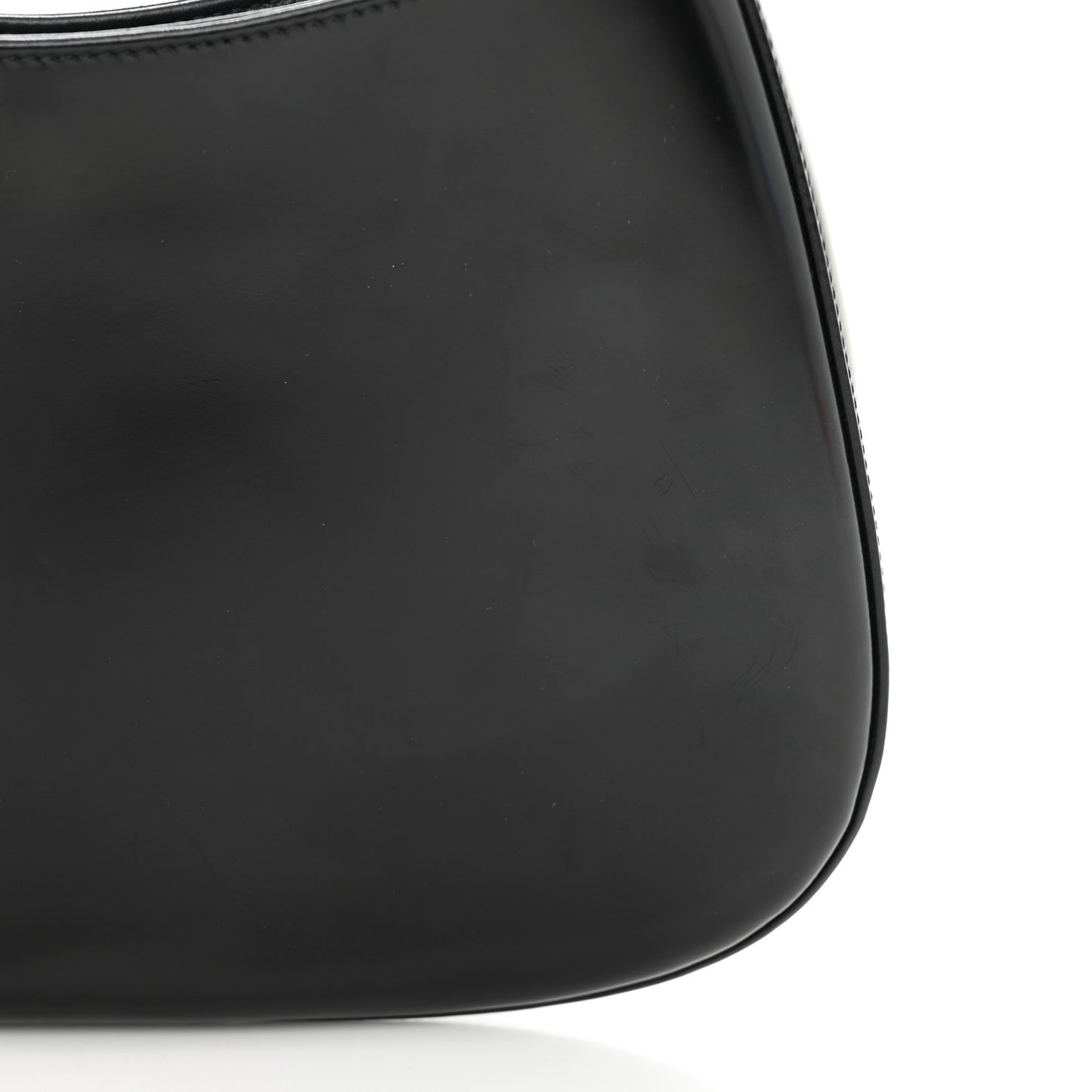 Spazzolato Cleo Shoulder Bag Black