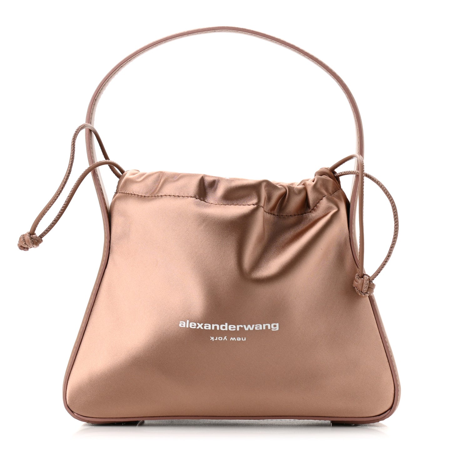 Satin Calfskin Small Ryan Bag Sandstone