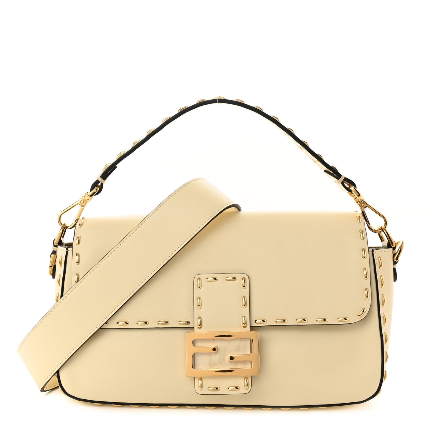 Vitello King Metal Stitch Baguette Pergamena