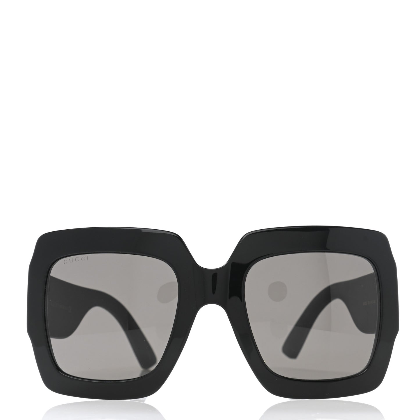 Square Frame GG0102S Sunglasses Glitter Gold