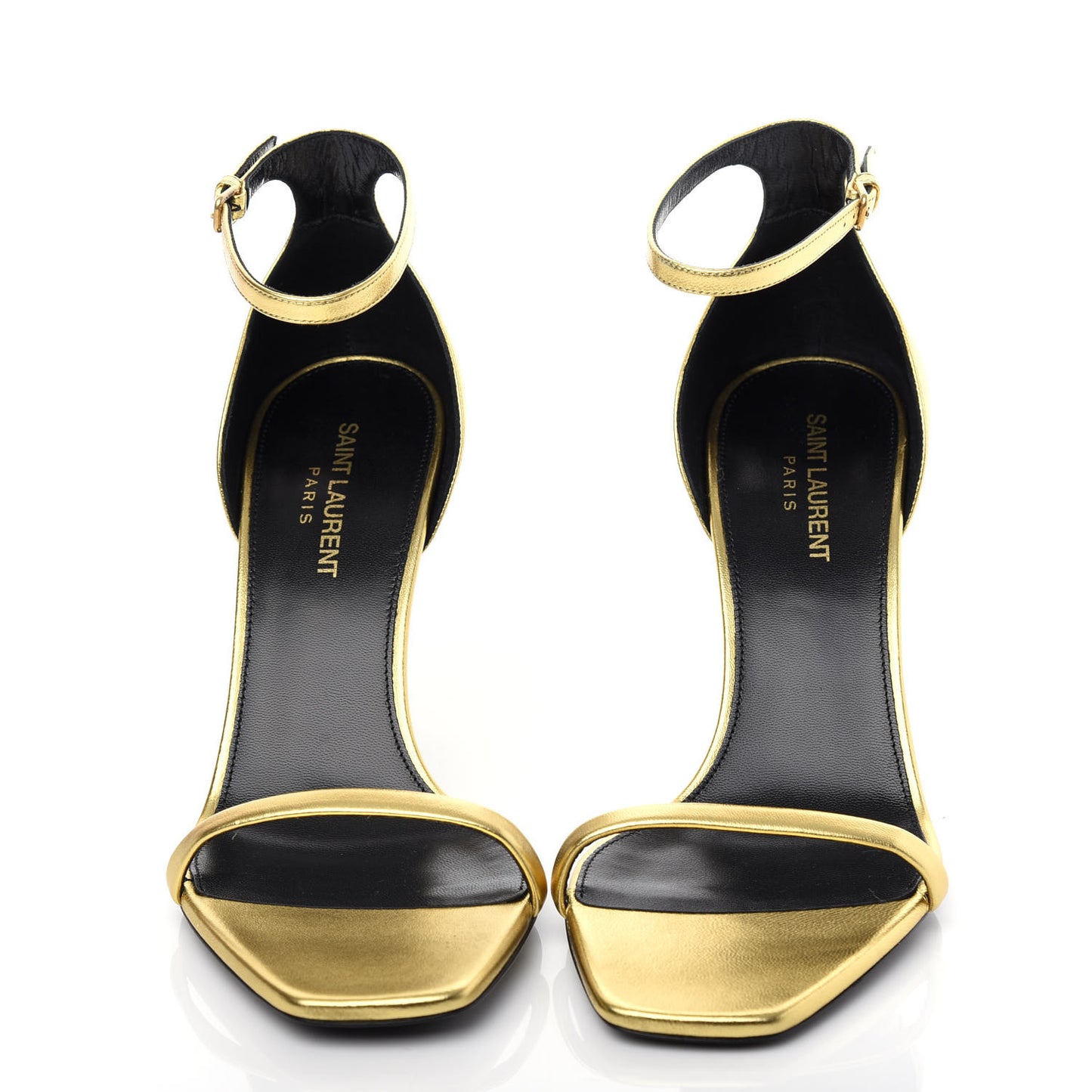 Calfskin Opyum Sandals 39 Oro