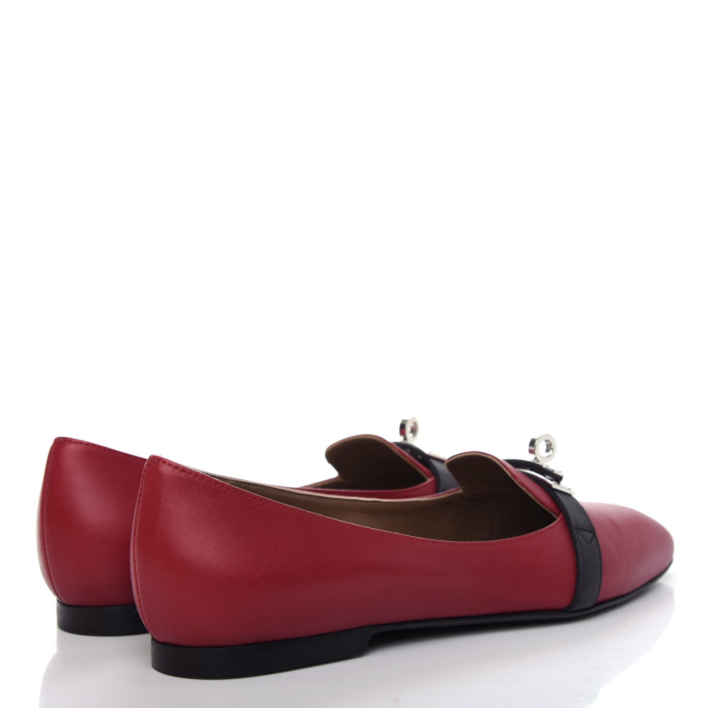 Calfskin Pegase Ballerina Flats 35 Carmin Black