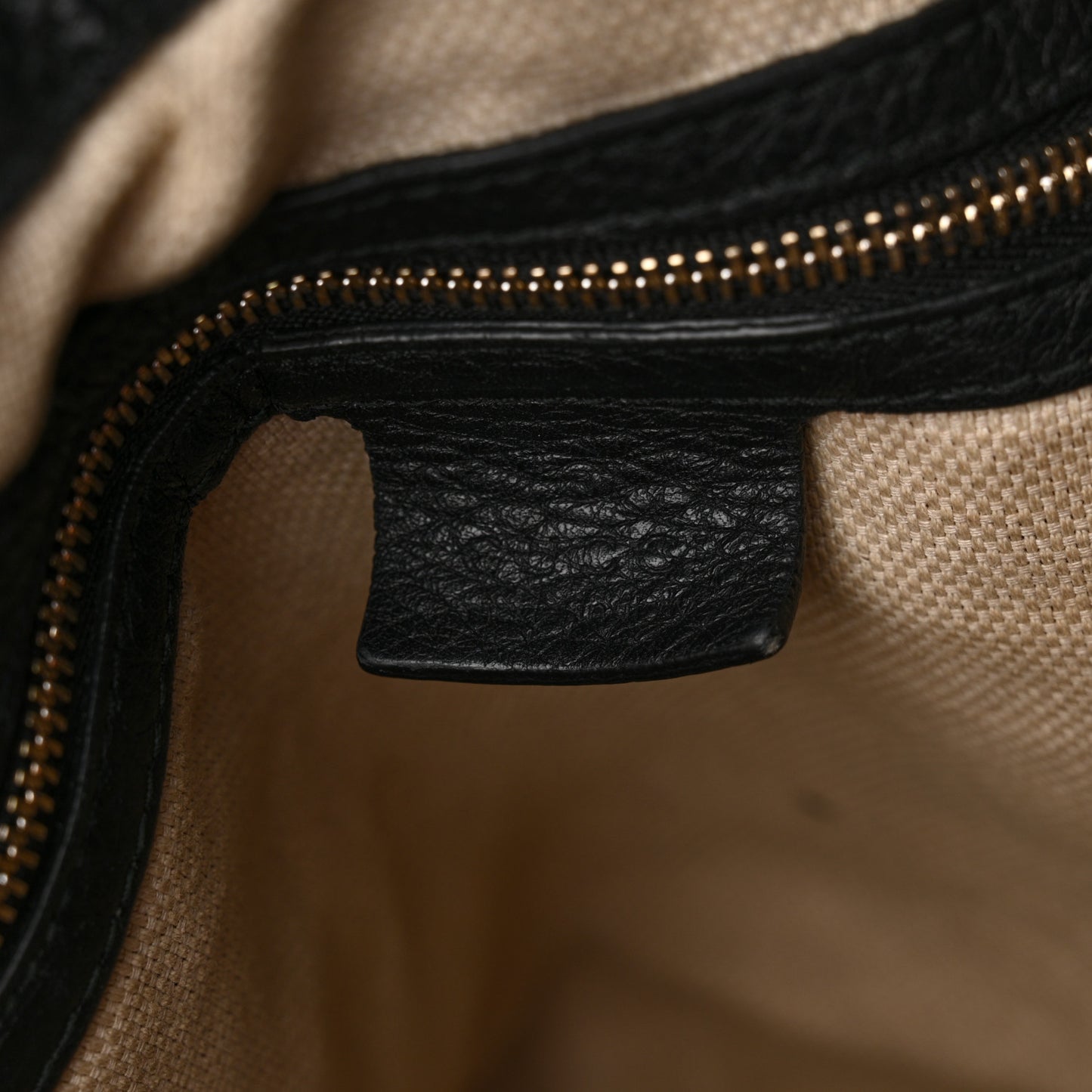 Pebbled Calfskin Medium Soho Chain Shoulder Bag Black