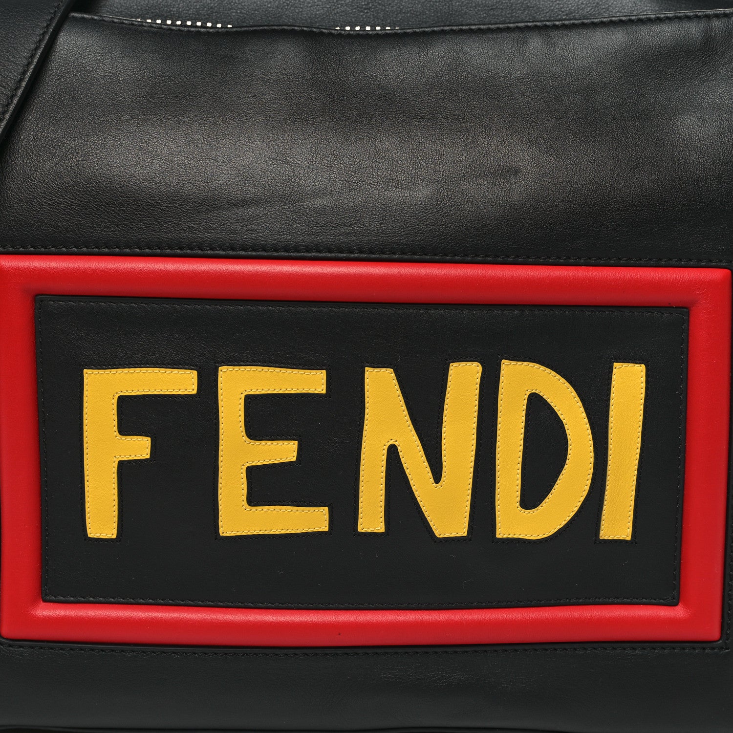Fendi Vitello Grace Vocabulary Lui Urban Briefcase Black 8 of 11