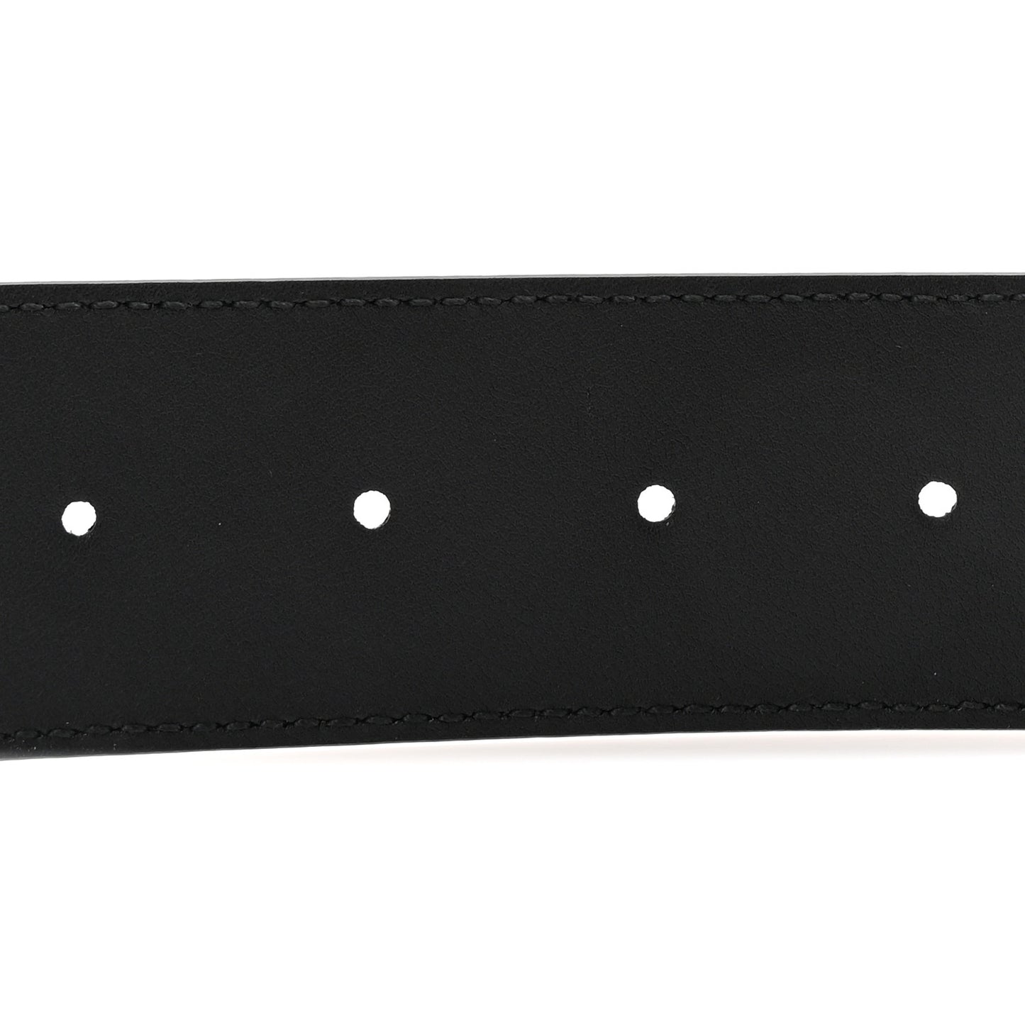 Plutone Calfskin Palladium Double G 40mm Belt 110 44 Black