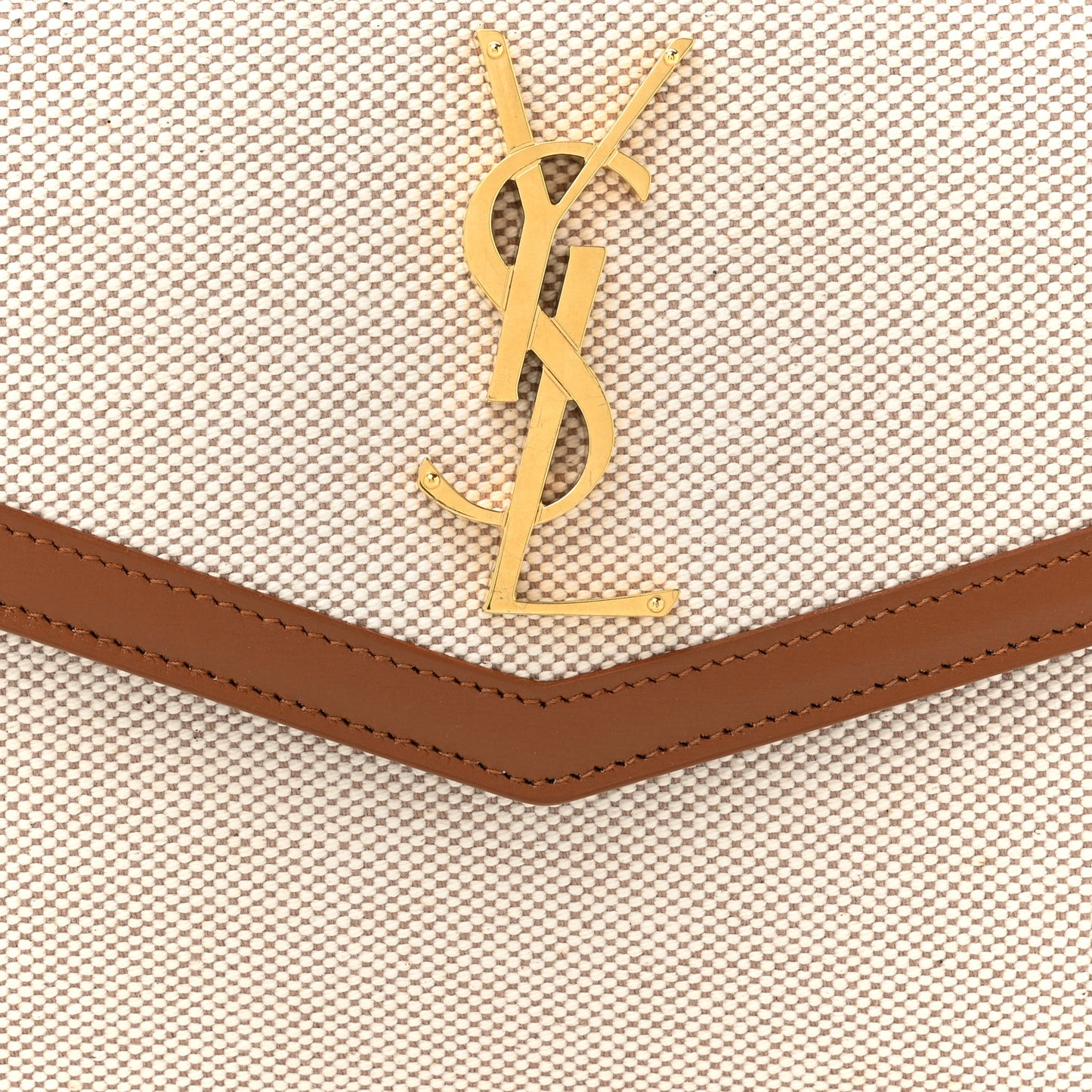 Canvas Uptown Pouch Natural Beige Brick