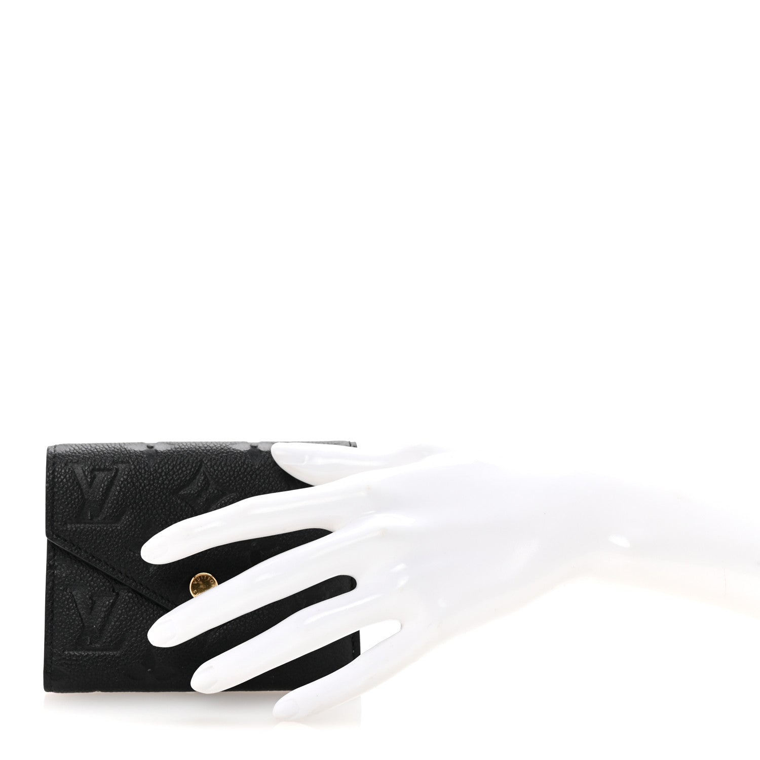 Louis Vuitton Empreinte Victorine Wallet Black 2 of 6