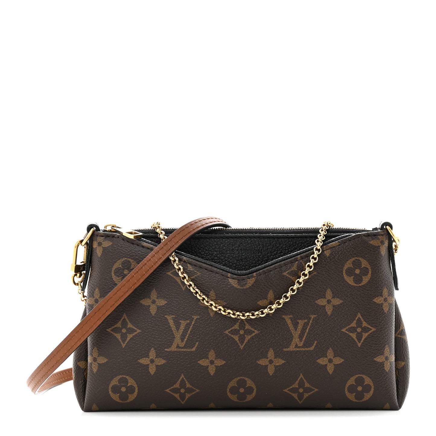 Monogram Pallas Clutch Black